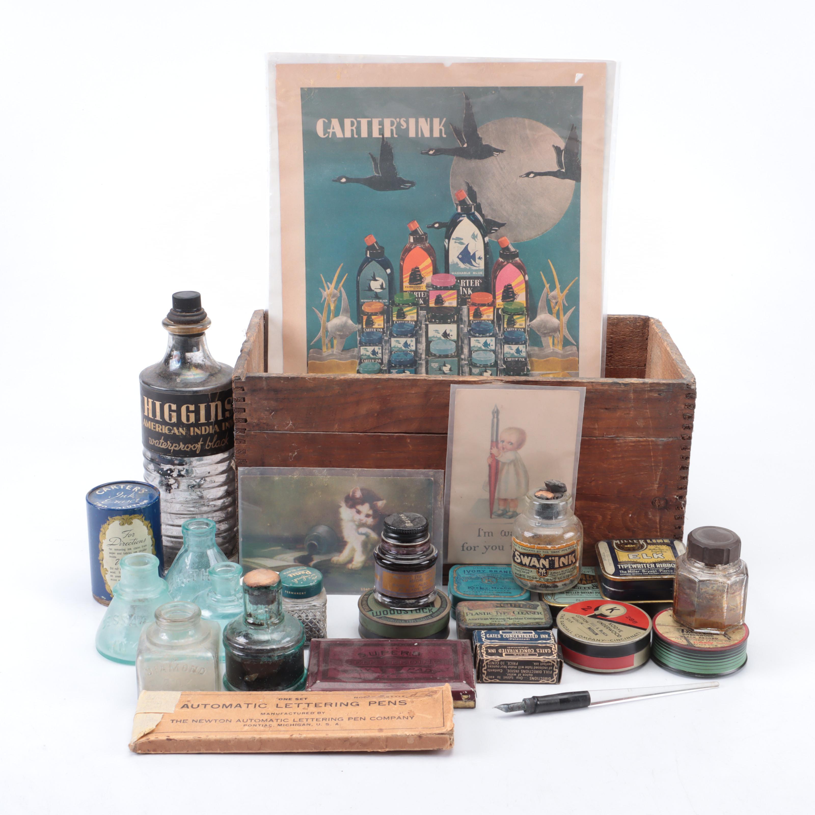 Carter's, Woodstock with Other Bottles, Cans, Advertisement Page and More