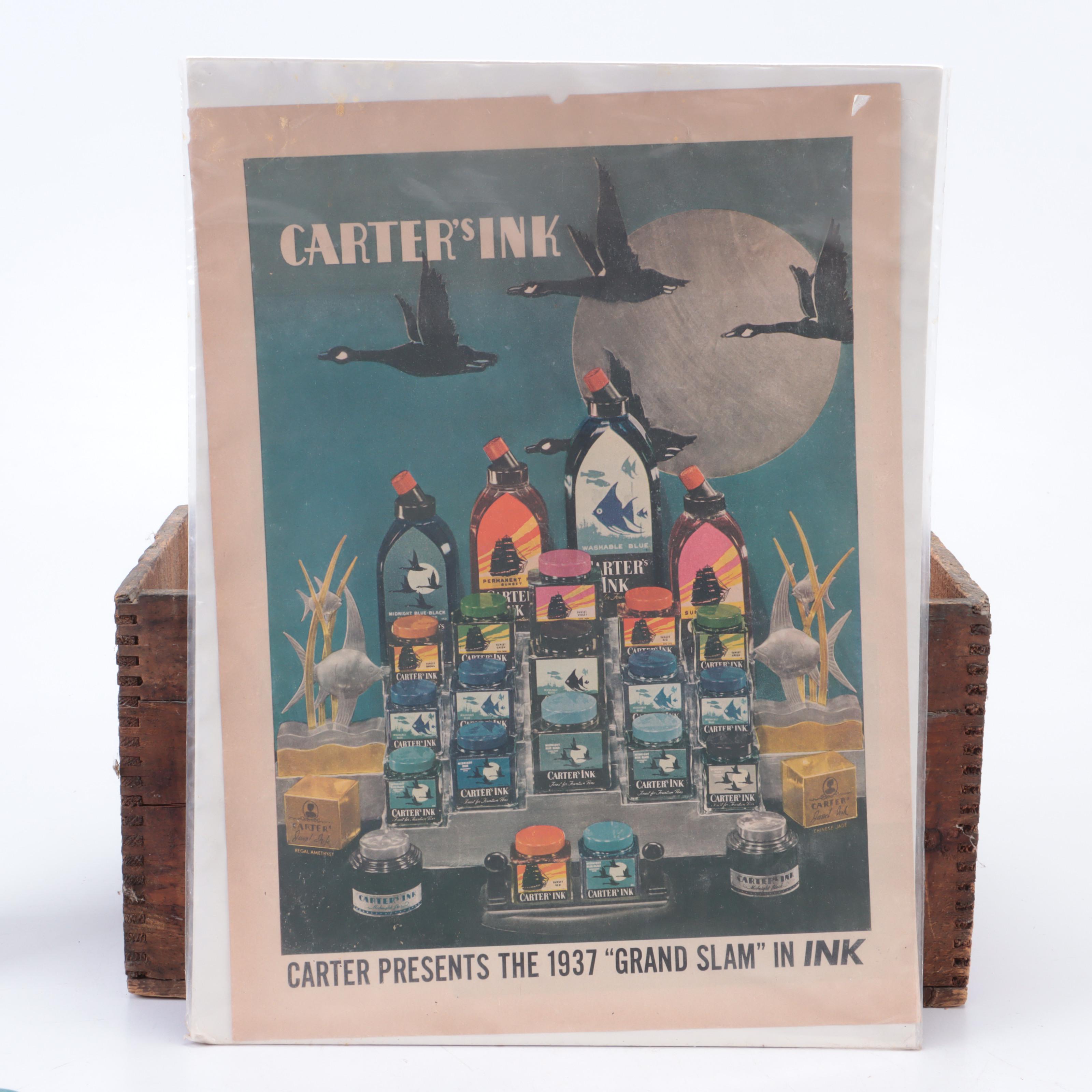 Carter's, Woodstock with Other Bottles, Cans, Advertisement Page and More