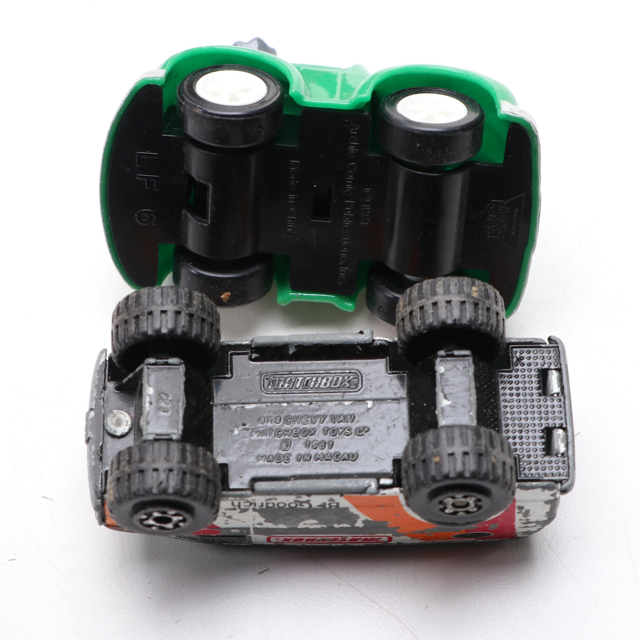 Fisher-Price "Jalopy" Pull Along Toy, Burger King "Mr. Potato Head" Plush, More