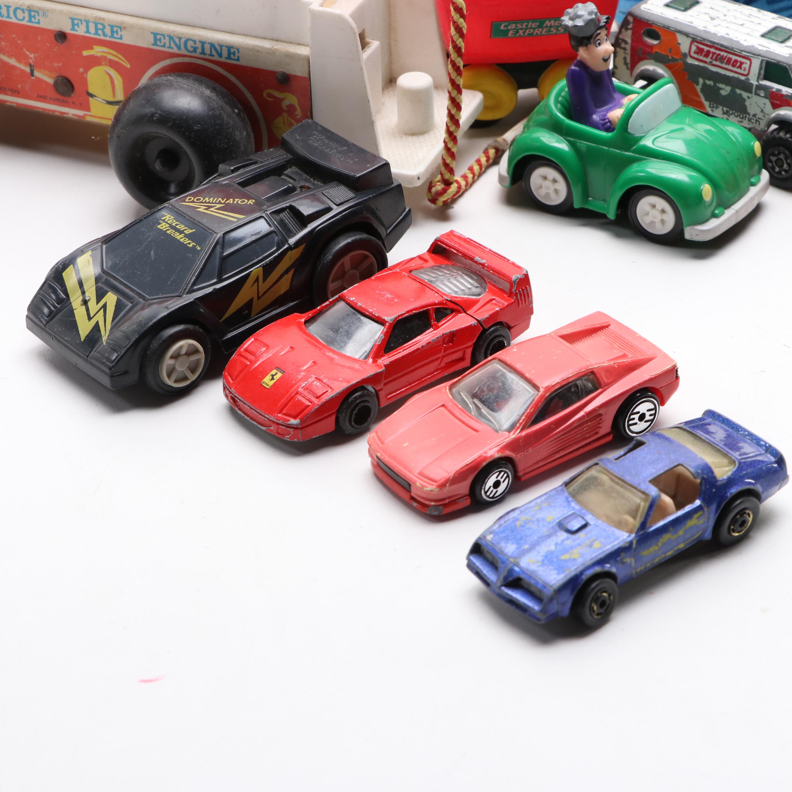 Fisher-Price "Jalopy" Pull Along Toy, Burger King "Mr. Potato Head" Plush, More