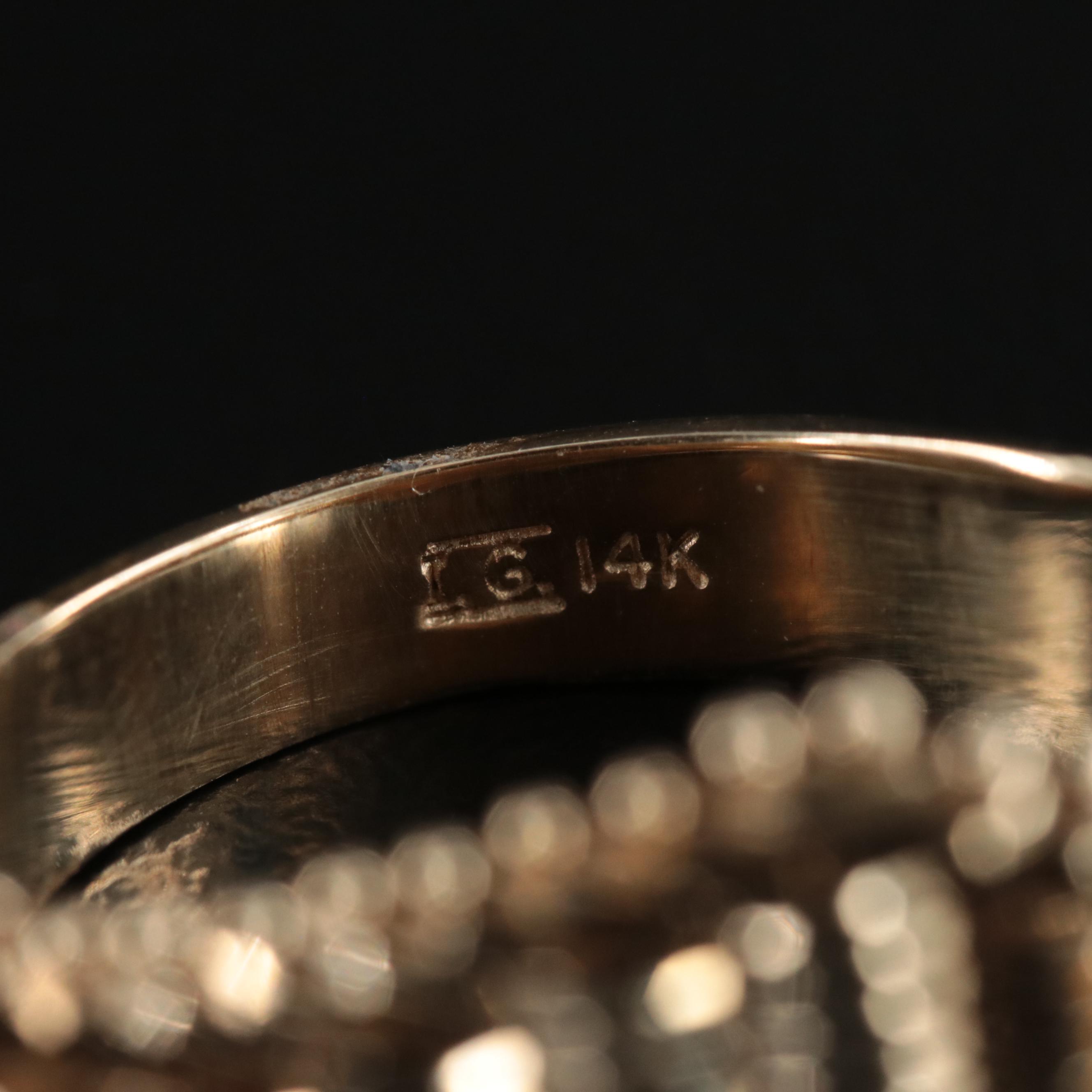 14K Articulated Riccio Chain Ring