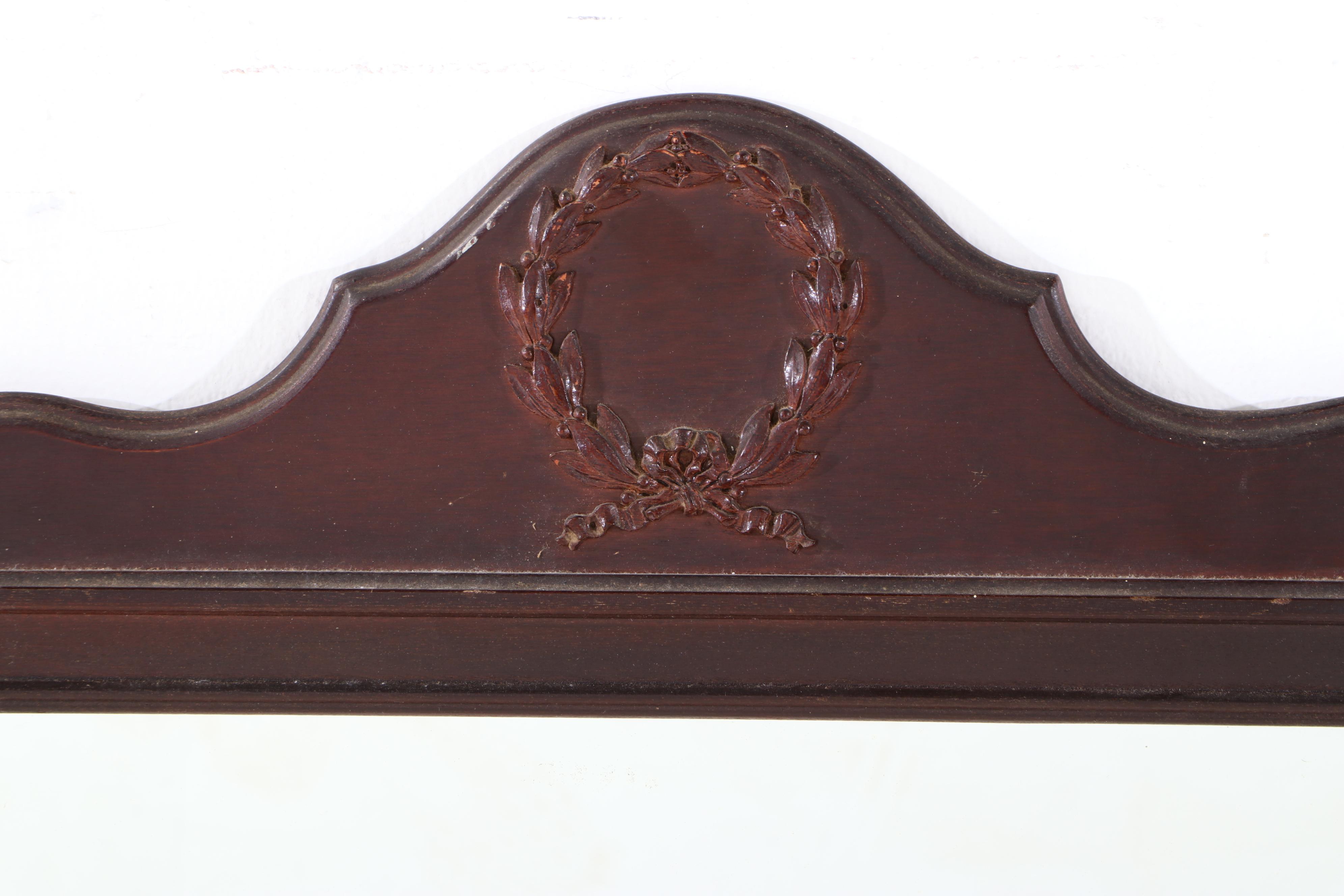 Late Victorian  Wood Framed Wall Mirror