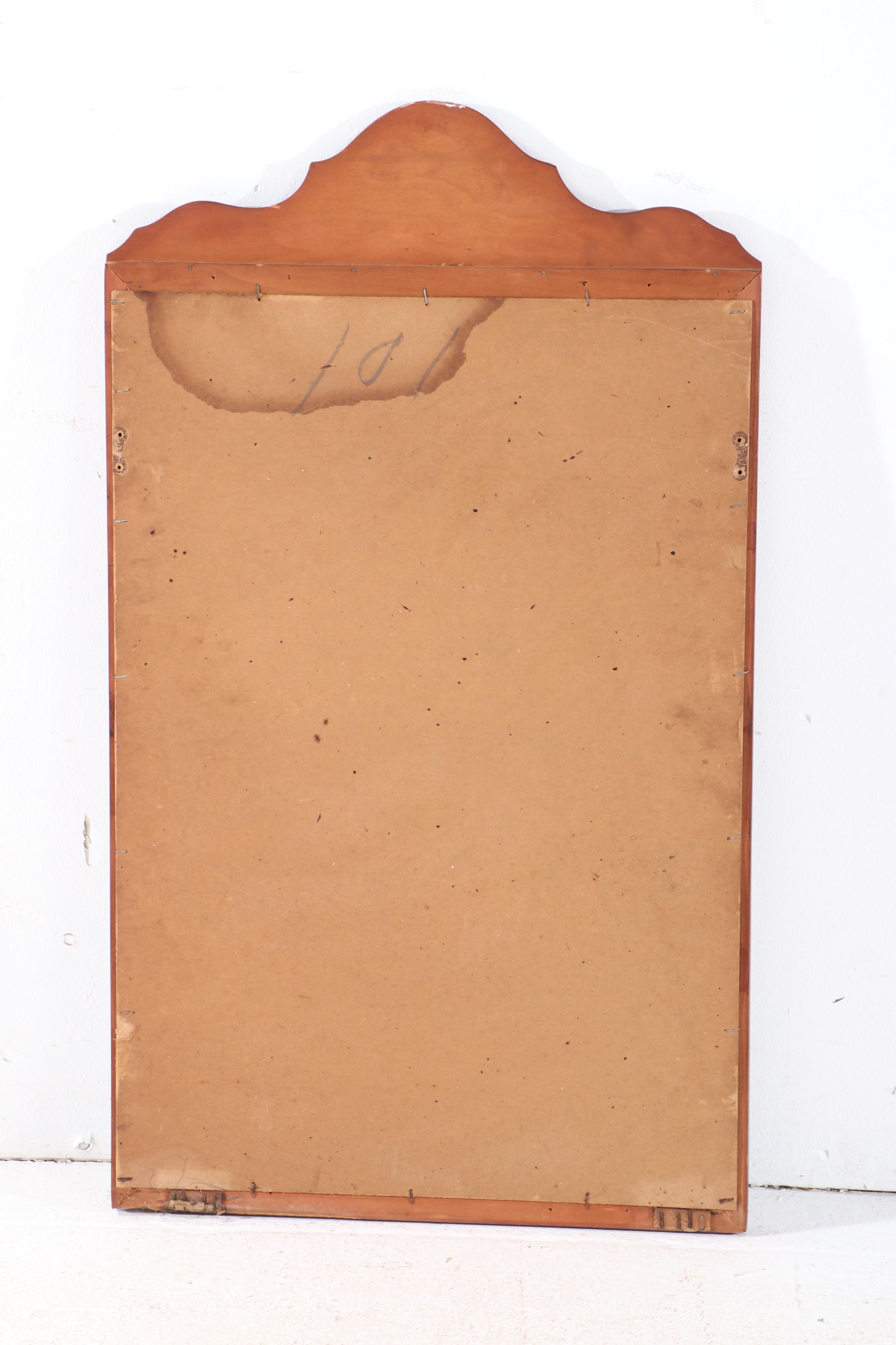 Late Victorian  Wood Framed Wall Mirror