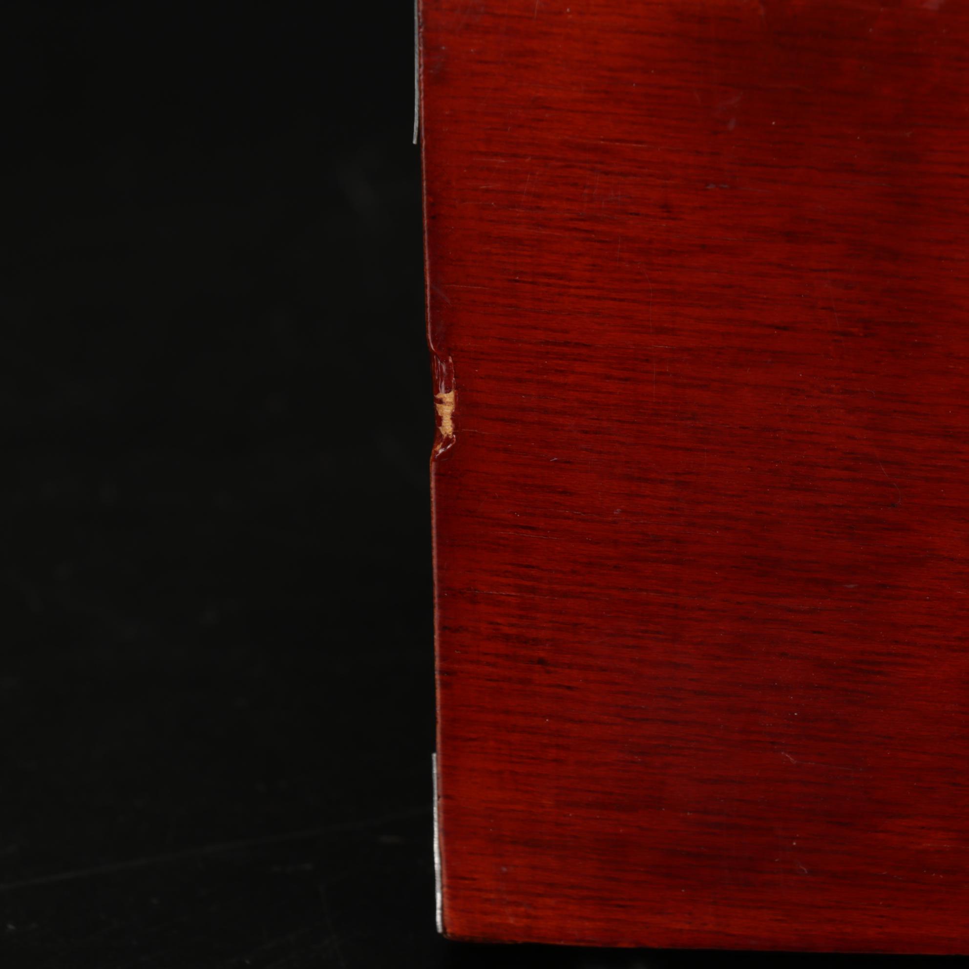 Hand Blown Mercury Glass Cranes With Enamel Eyes and Asian Jewelry Box