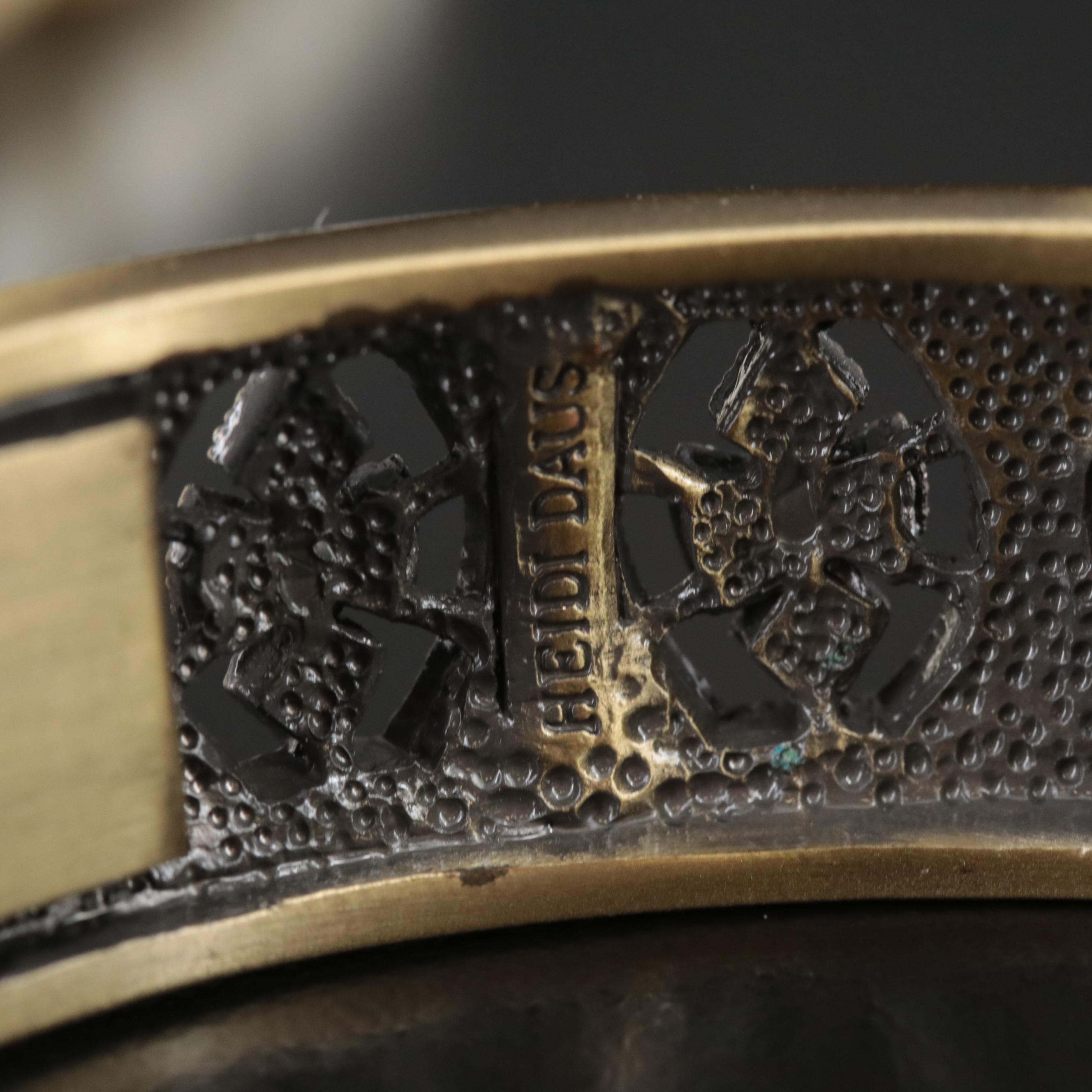 Heidi Daus Dragonfly Necklace and Hinged Bangle with Crystals