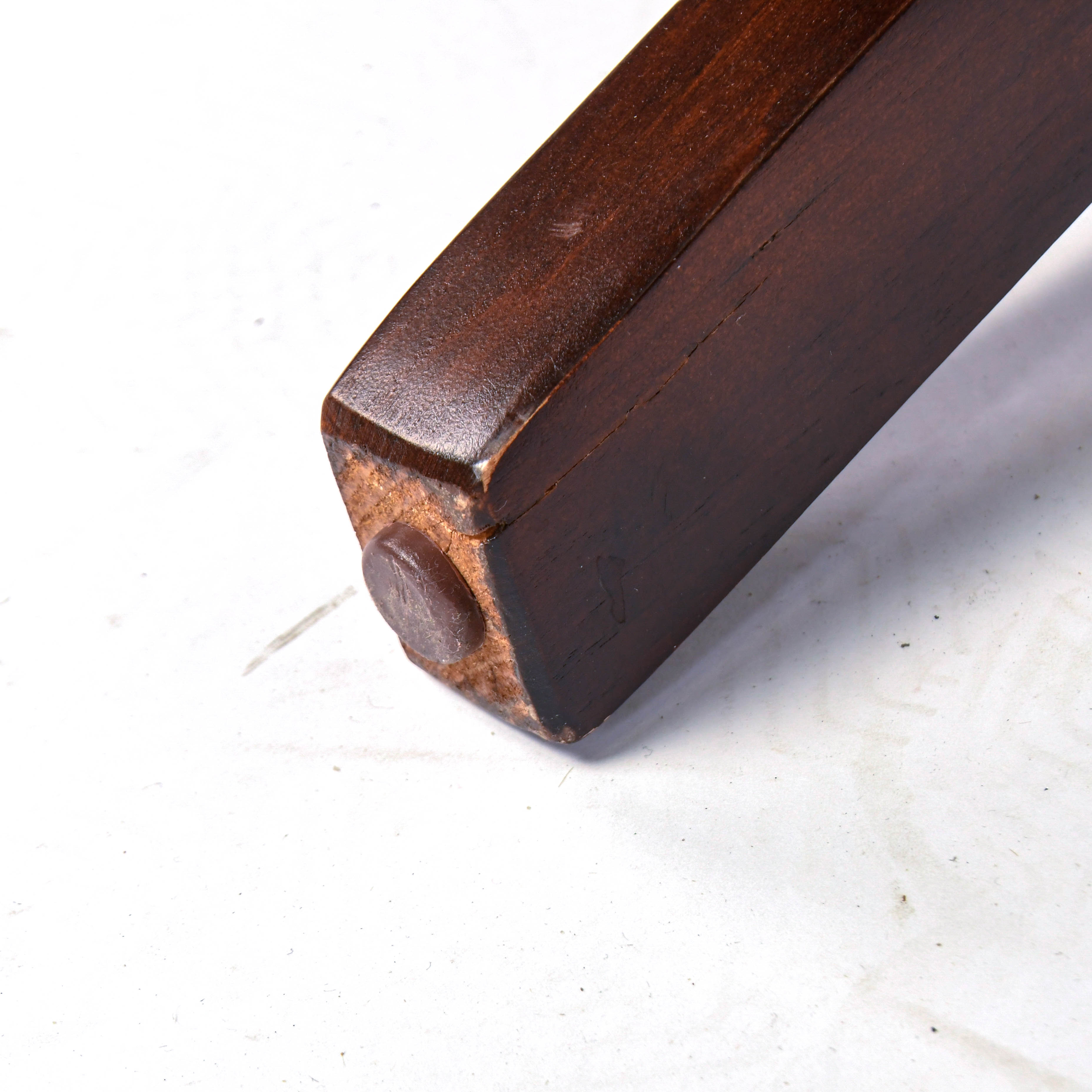 Pair of Top Stitched Tufted Counter Stools