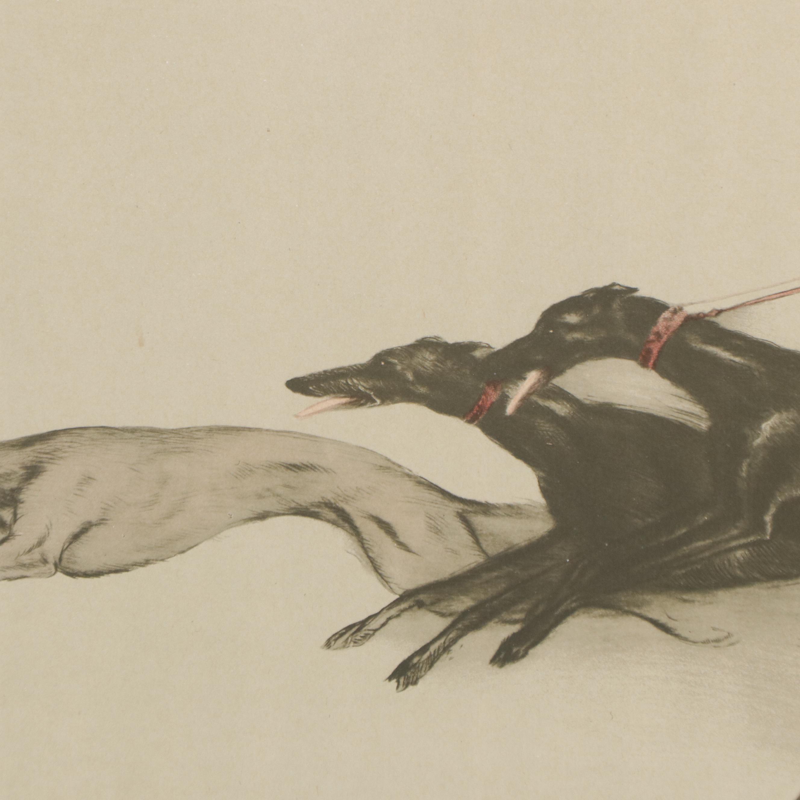 Halftone After Louis Icart "Vitesse (Speed II)"