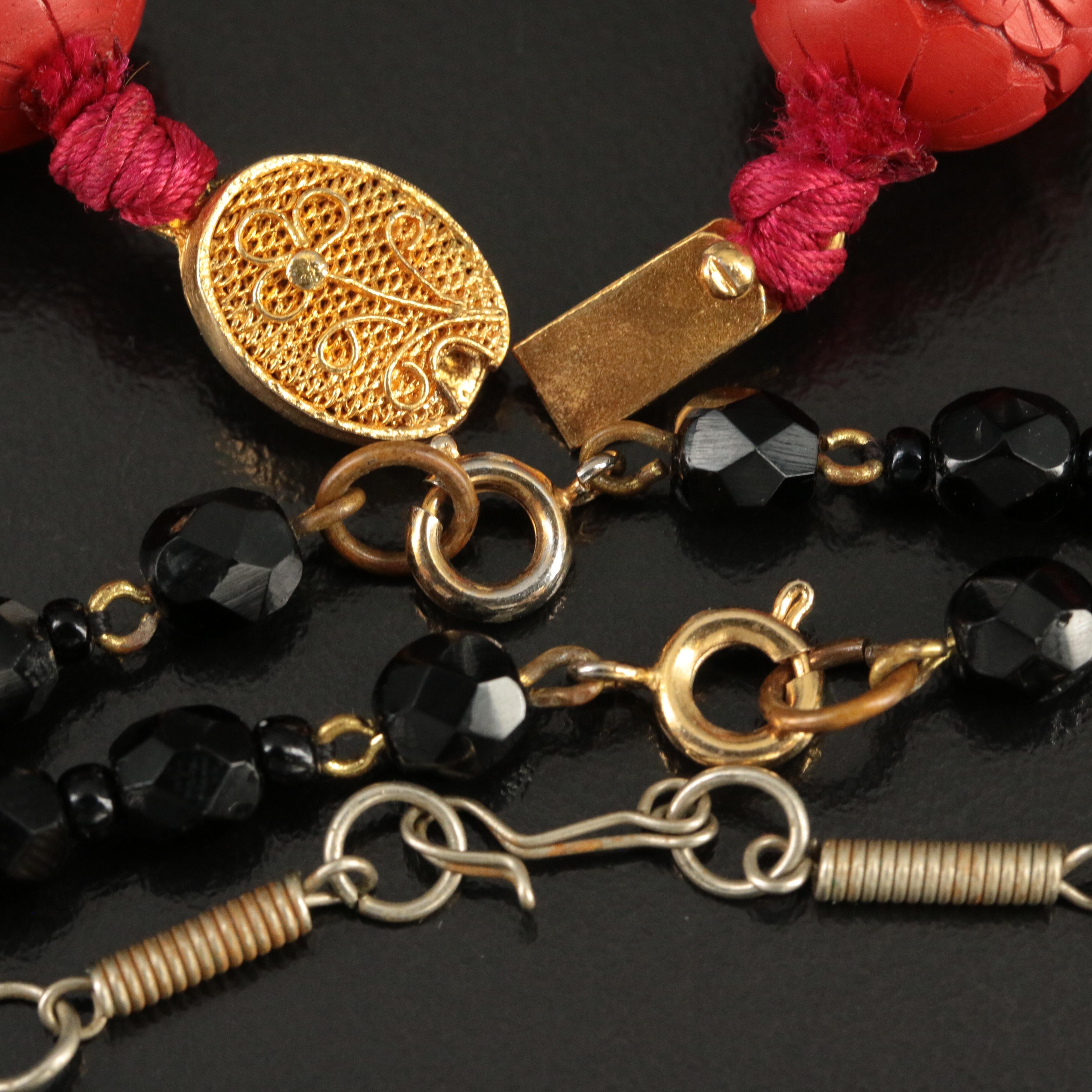 Moroccan Coin and Glass Bead Necklace Featured in Necklace Collection