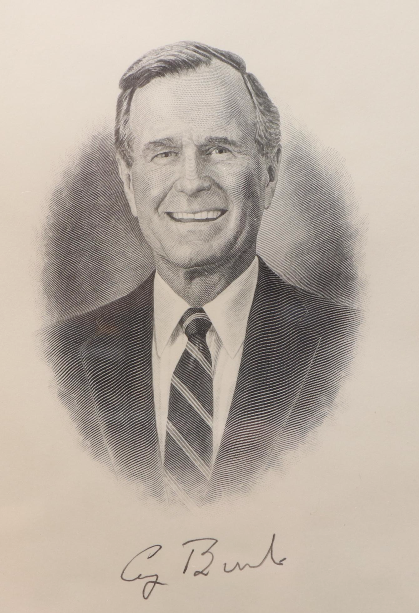 Jimmy Carter, Walter Mondale and George Bush Signed Prints with Letters, More