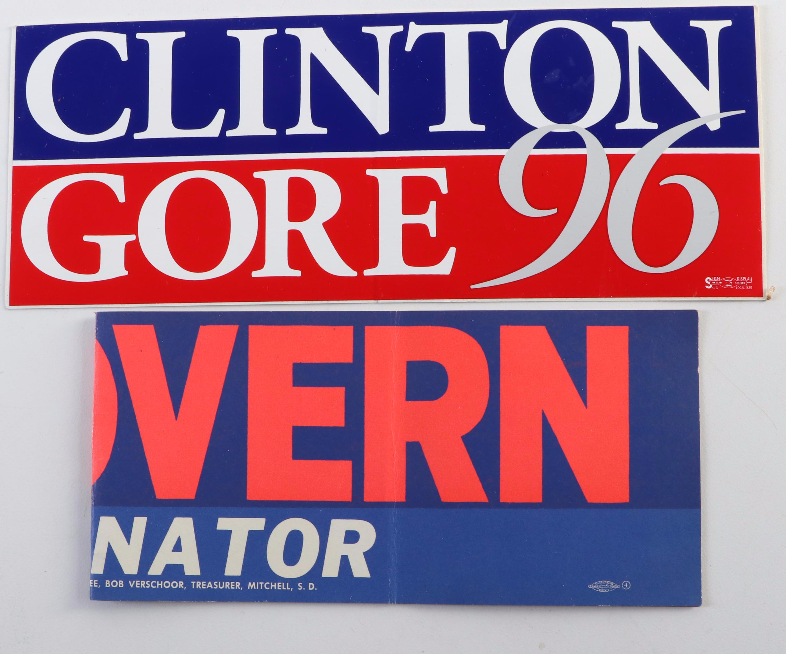 Jimmy Carter, Walter Mondale and George Bush Signed Prints with Letters, More