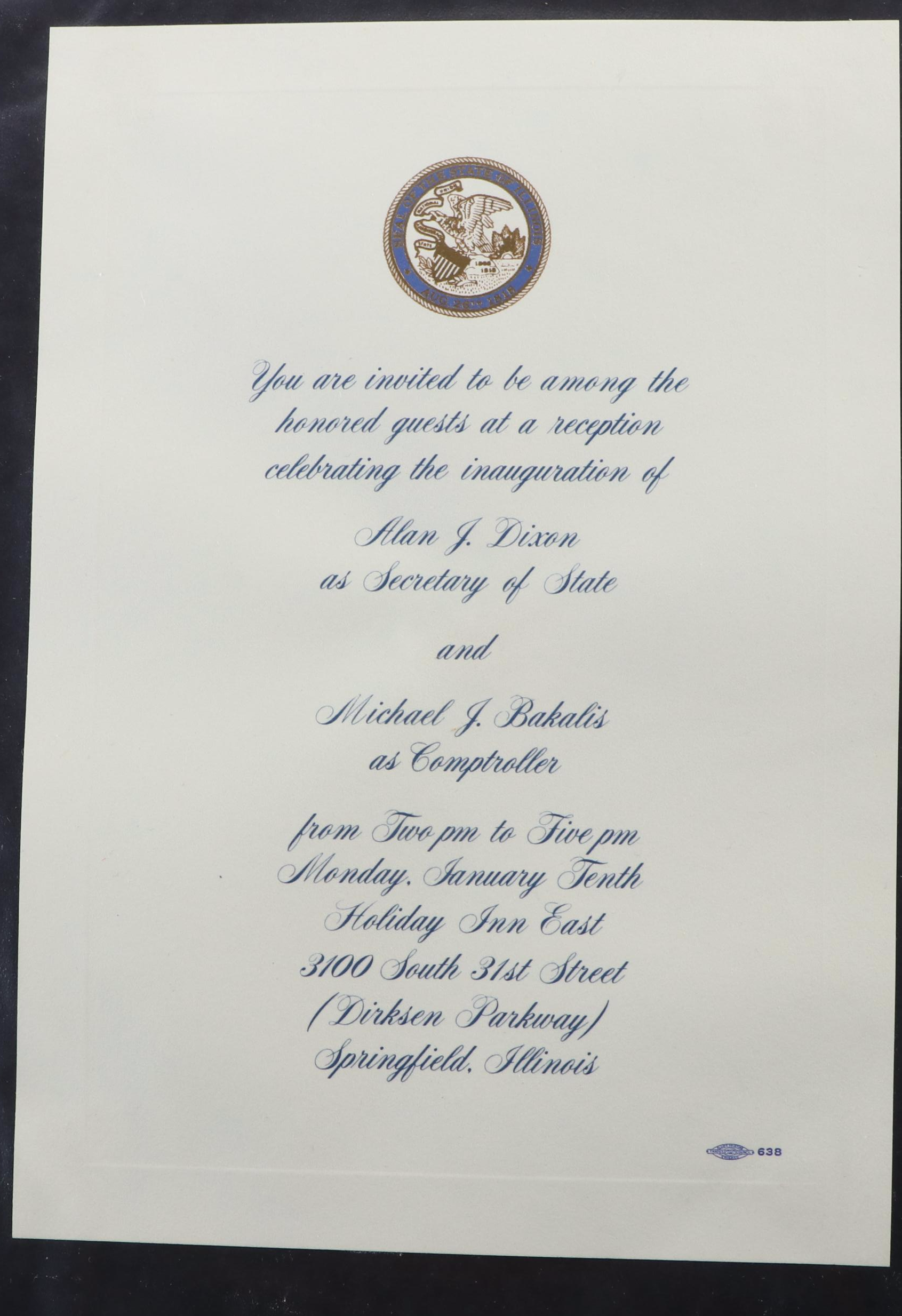 Jimmy Carter, Walter Mondale and George Bush Signed Prints with Letters, More