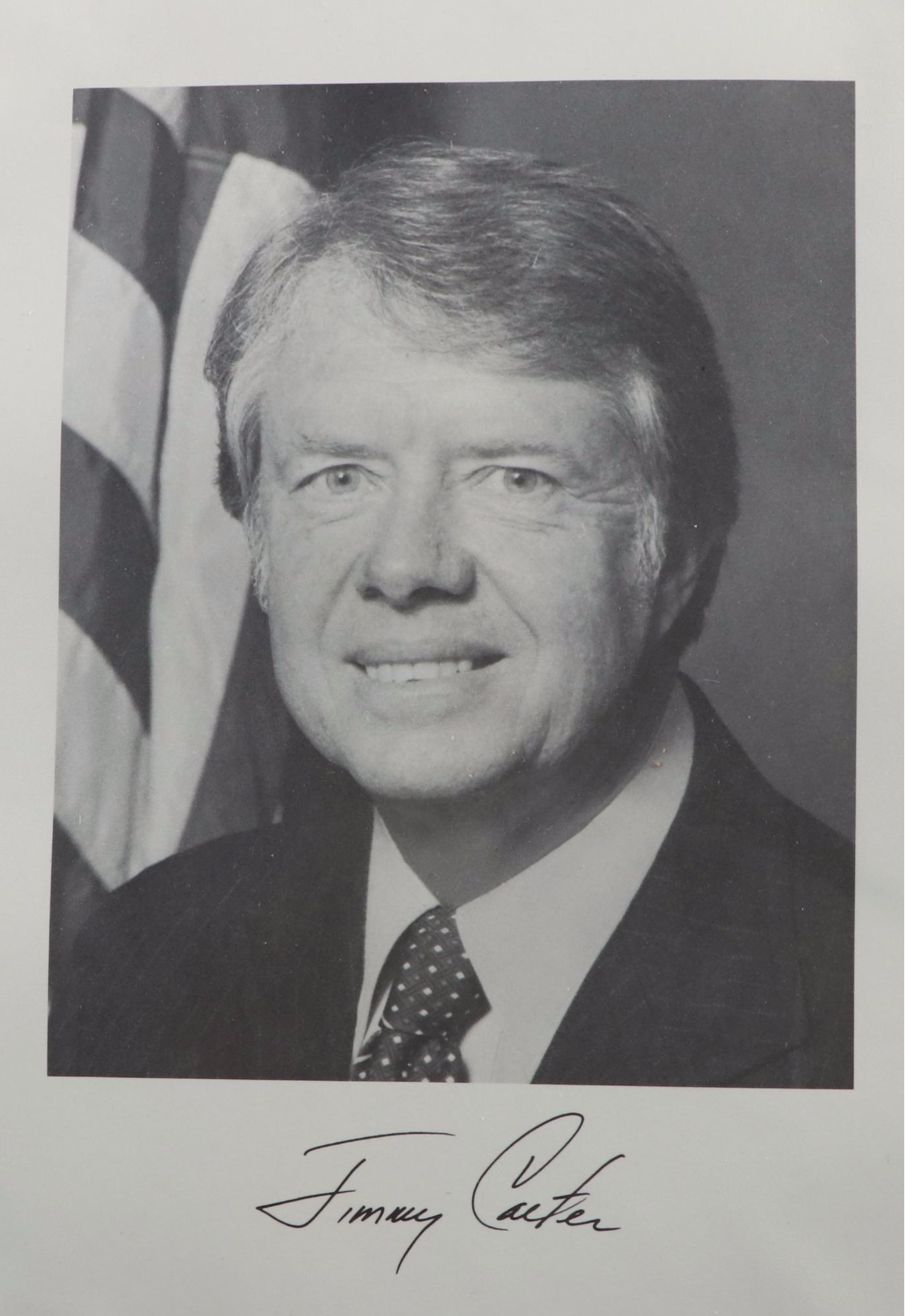 Jimmy Carter, Walter Mondale and George Bush Signed Prints with Letters, More