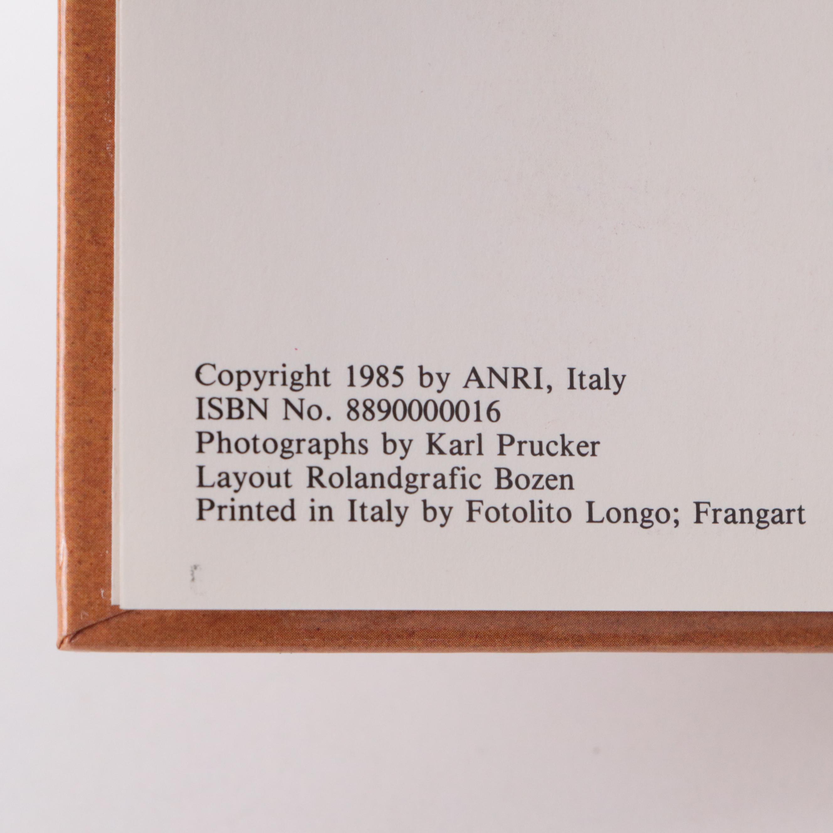 ANRI Italian Hand-Carved Wooden Nativity With Creche and Collectors Book