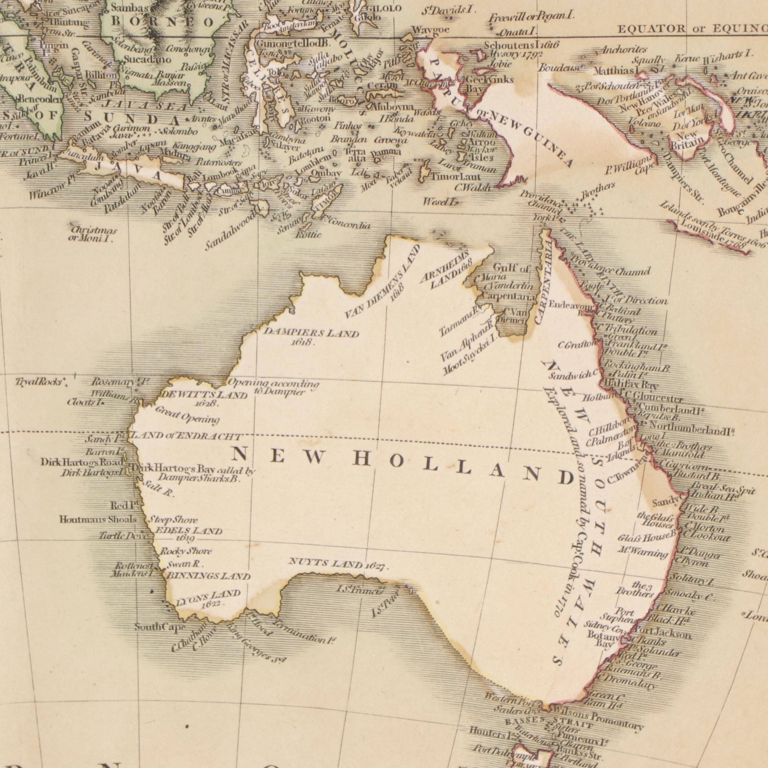 John Cary Map Engraving "A New Map of Asia," 1806