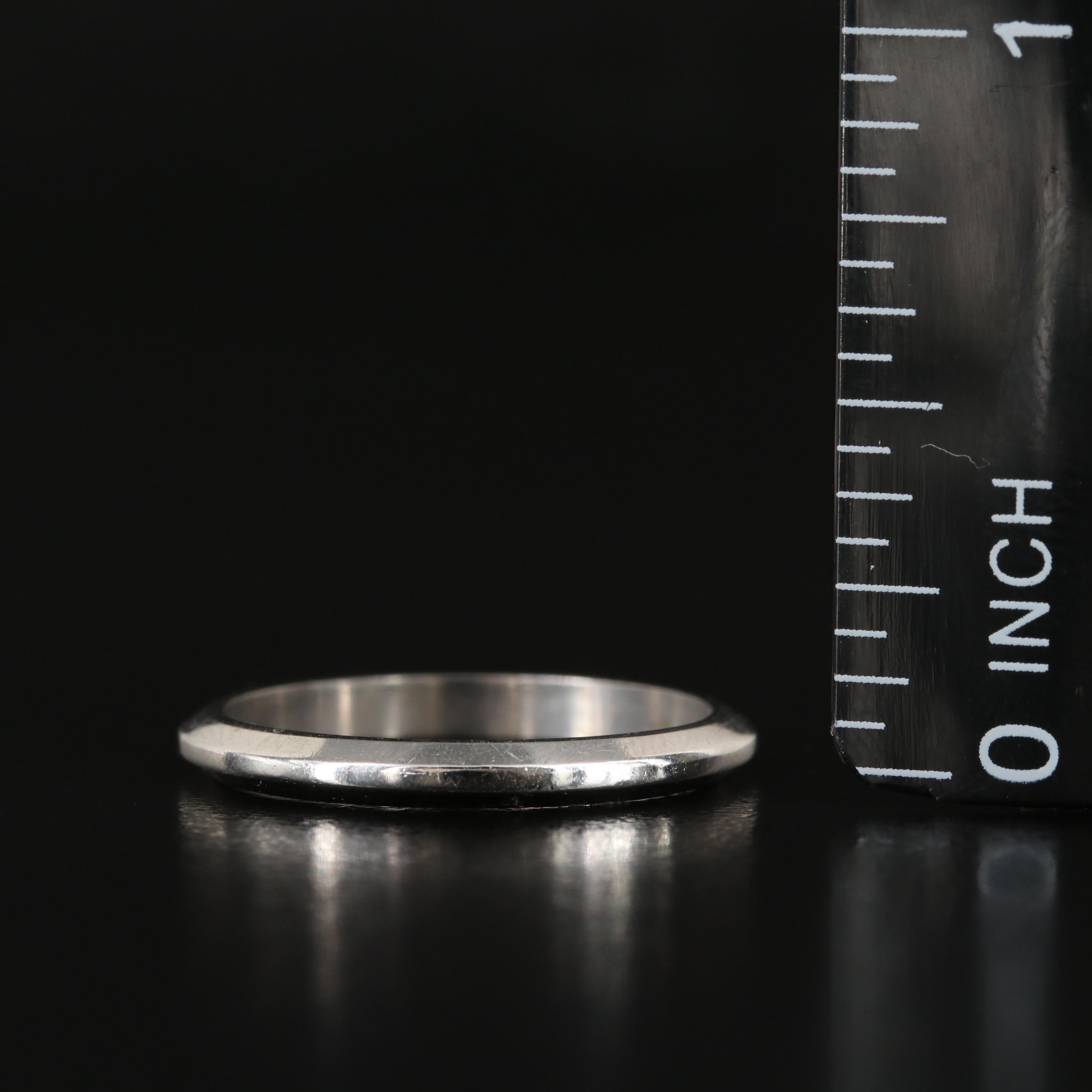 14K Knife Edge Band EBTH