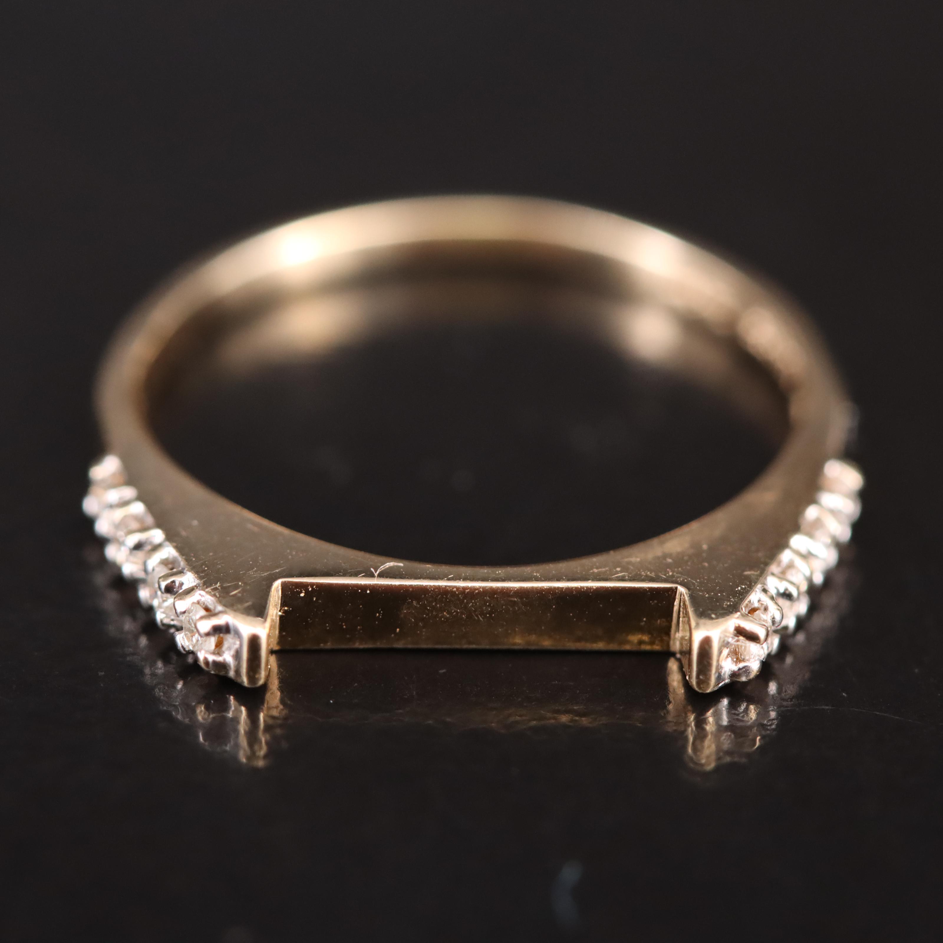 14K 0.08 CTW Diamond Ring