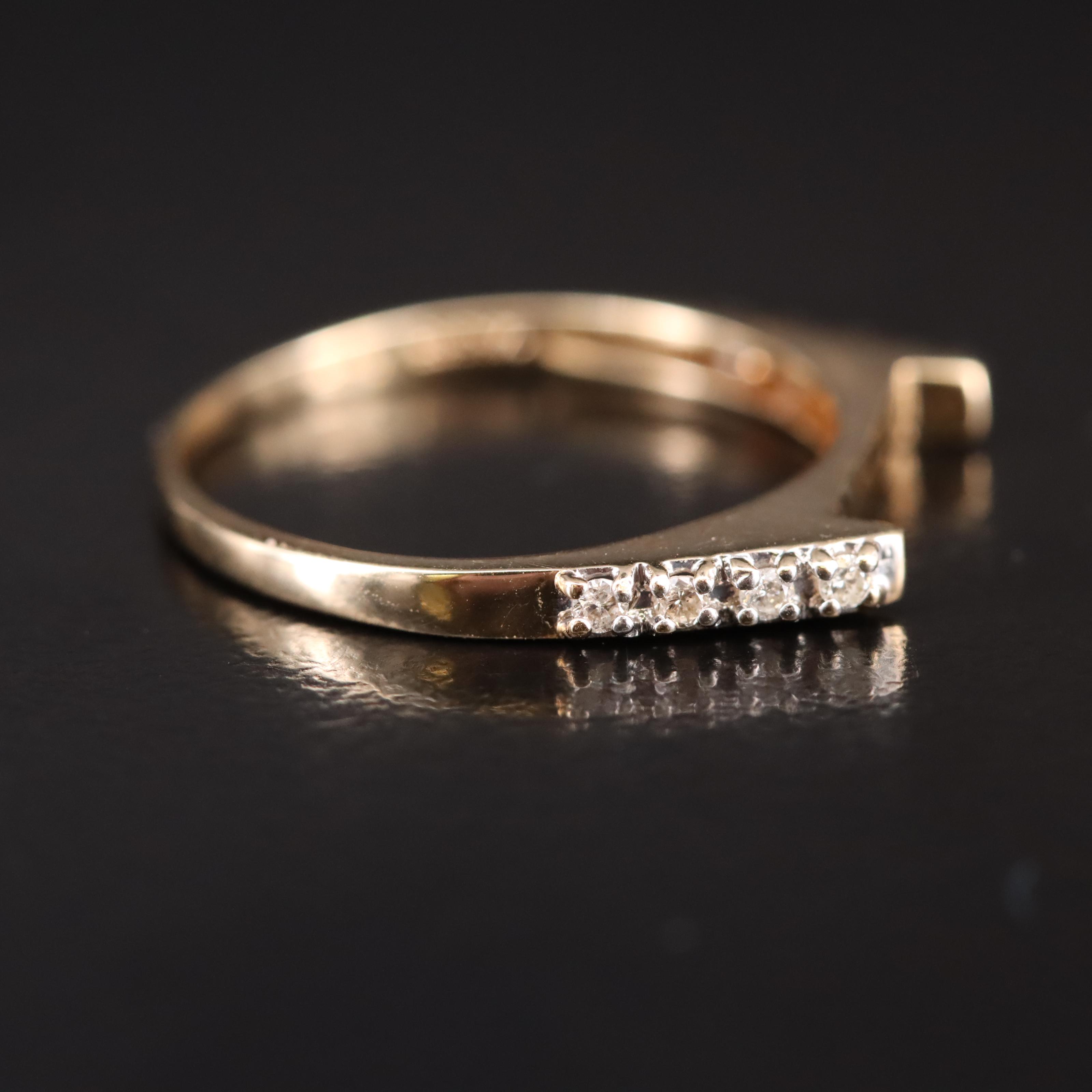 14K 0.08 CTW Diamond Ring