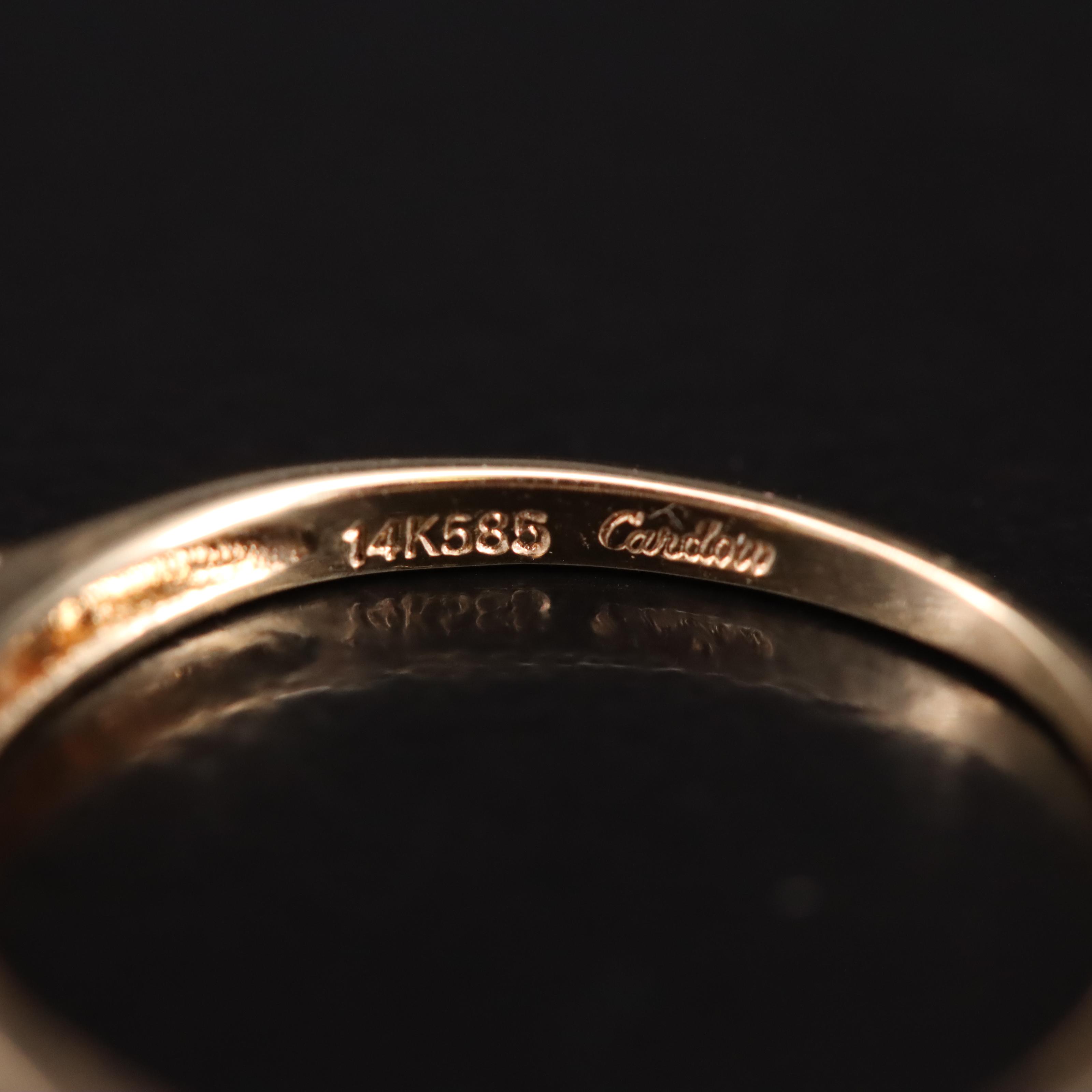 14K 0.08 CTW Diamond Ring