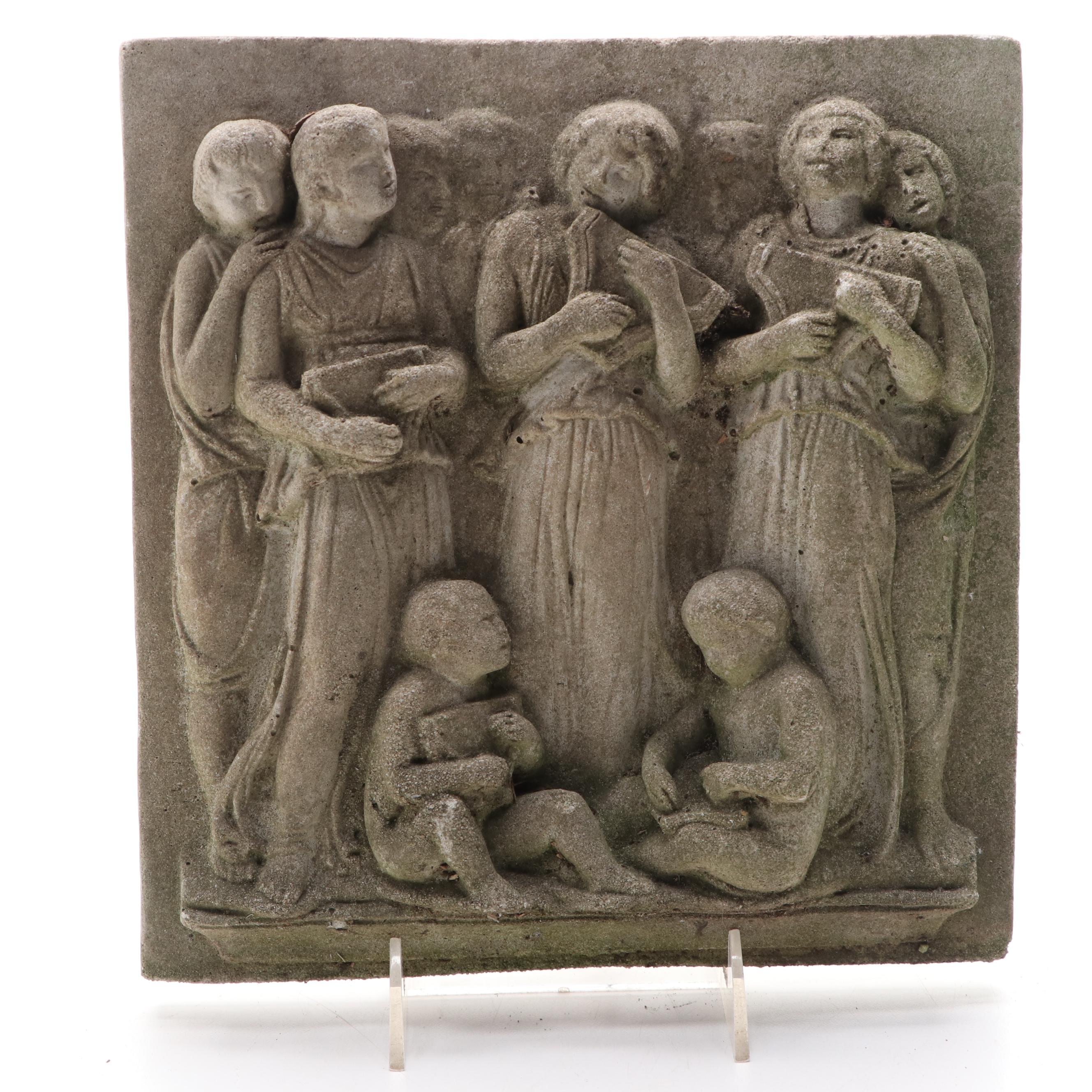 Neoclassical Style Cast Concrete Garden Décor