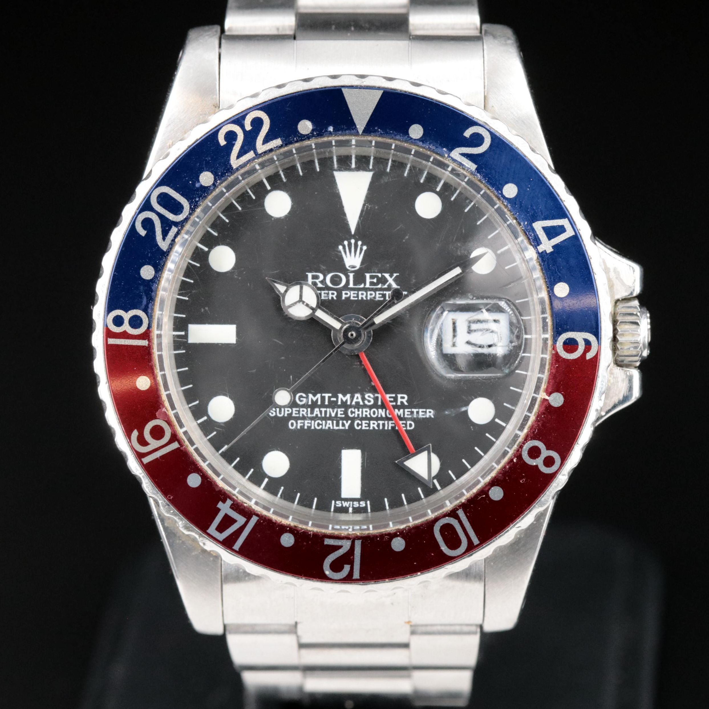 1968 Rolex GMT-Master "Pepsi" Bezel Watch