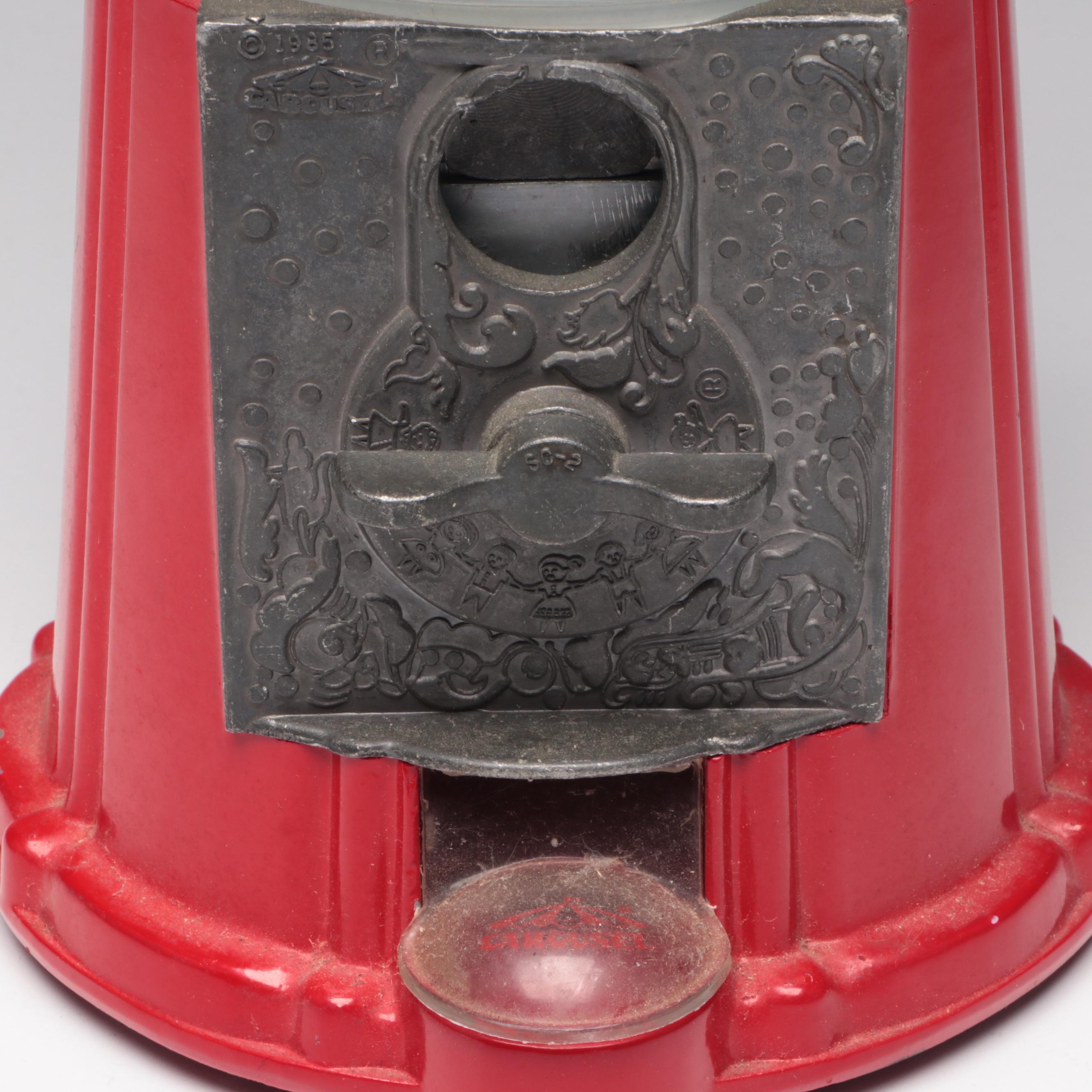 Carousel No. 99 Junior Gumball Machine with Glass Wig Stand