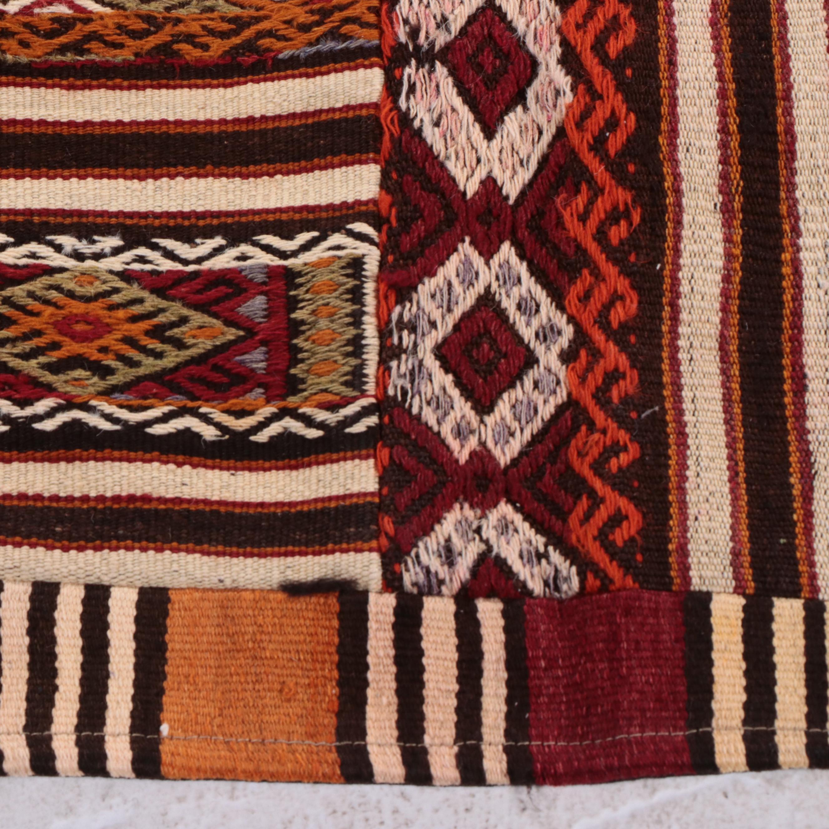 7'7 x 11'7 Handmade Turkish Pieced Patchwork Area Rug