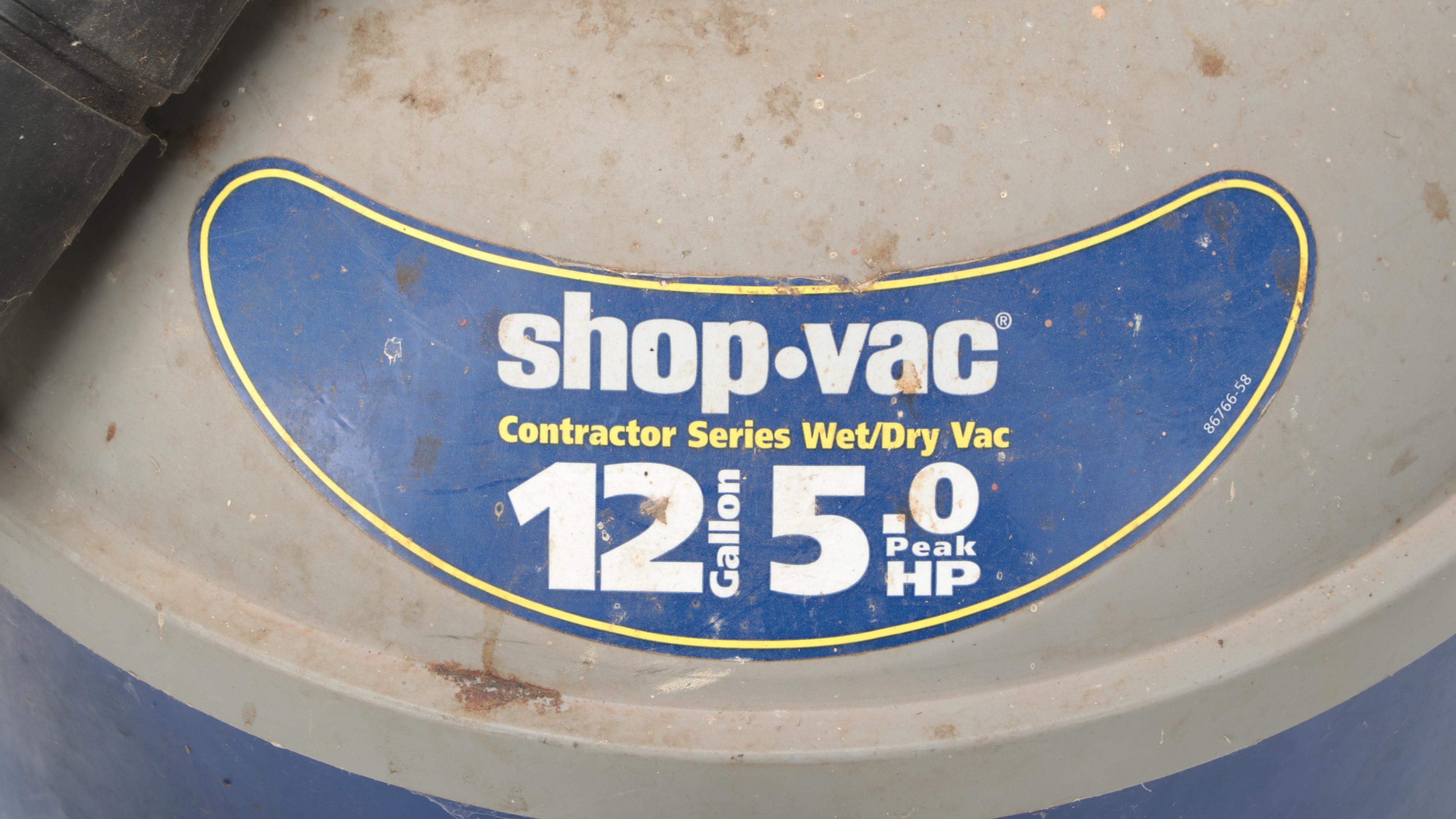 Shop Vac Contractor Series 12-Gallon Wet/Dry Canister Vacuum