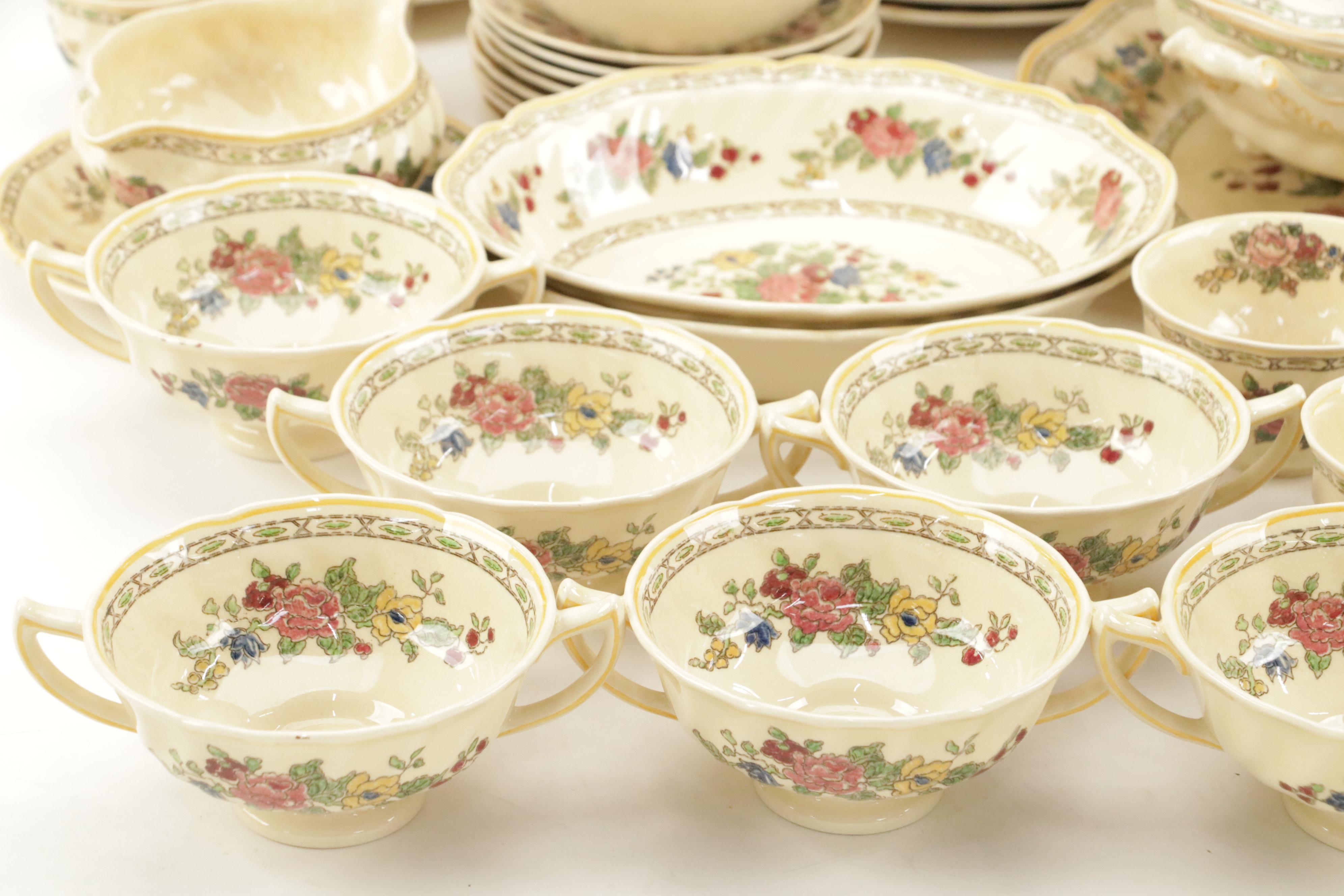 Royal Doulton "The Cavendish" Ceramic Dinnerware and Serving Dishes, 1930-1956