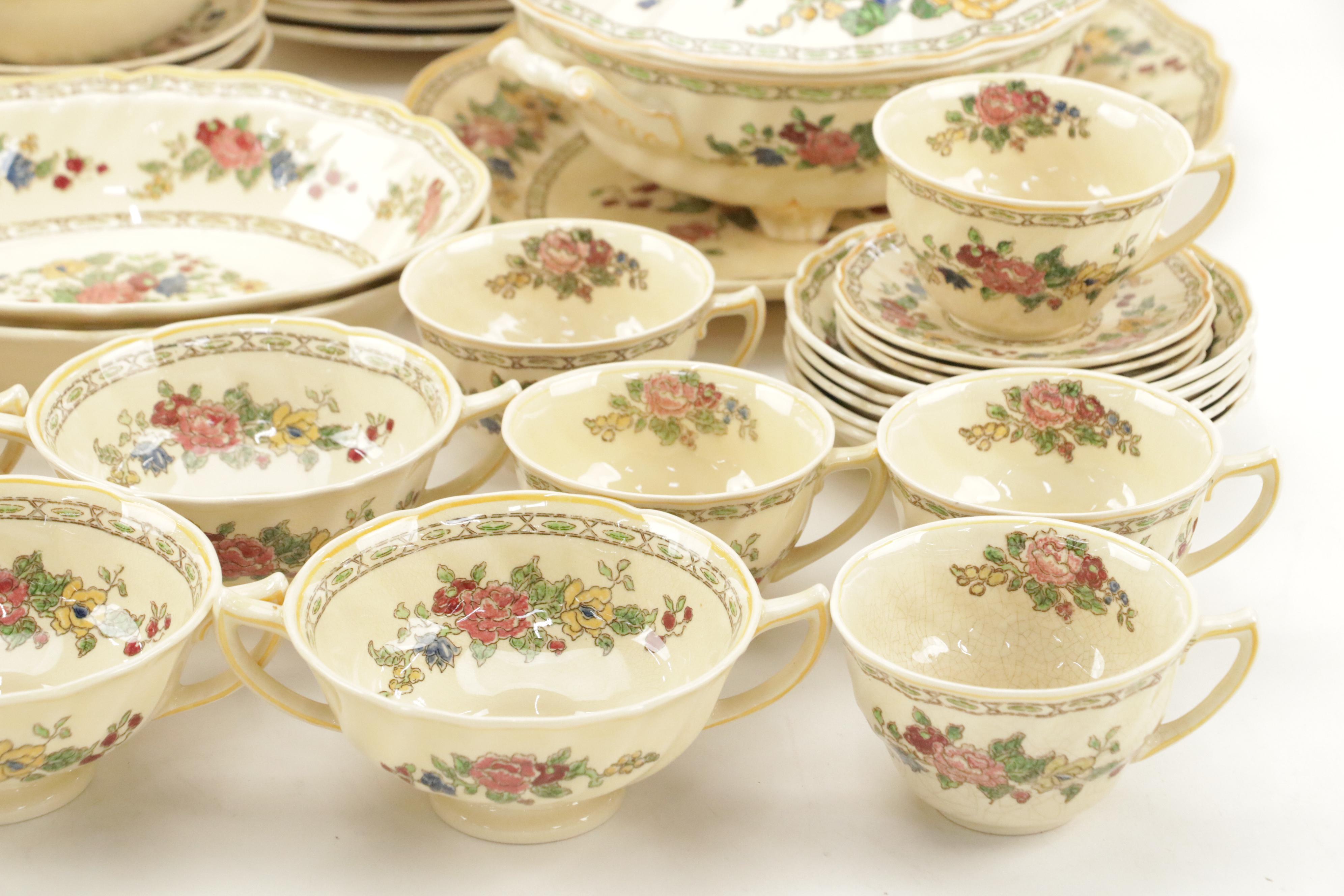 Royal Doulton "The Cavendish" Ceramic Dinnerware and Serving Dishes, 1930-1956