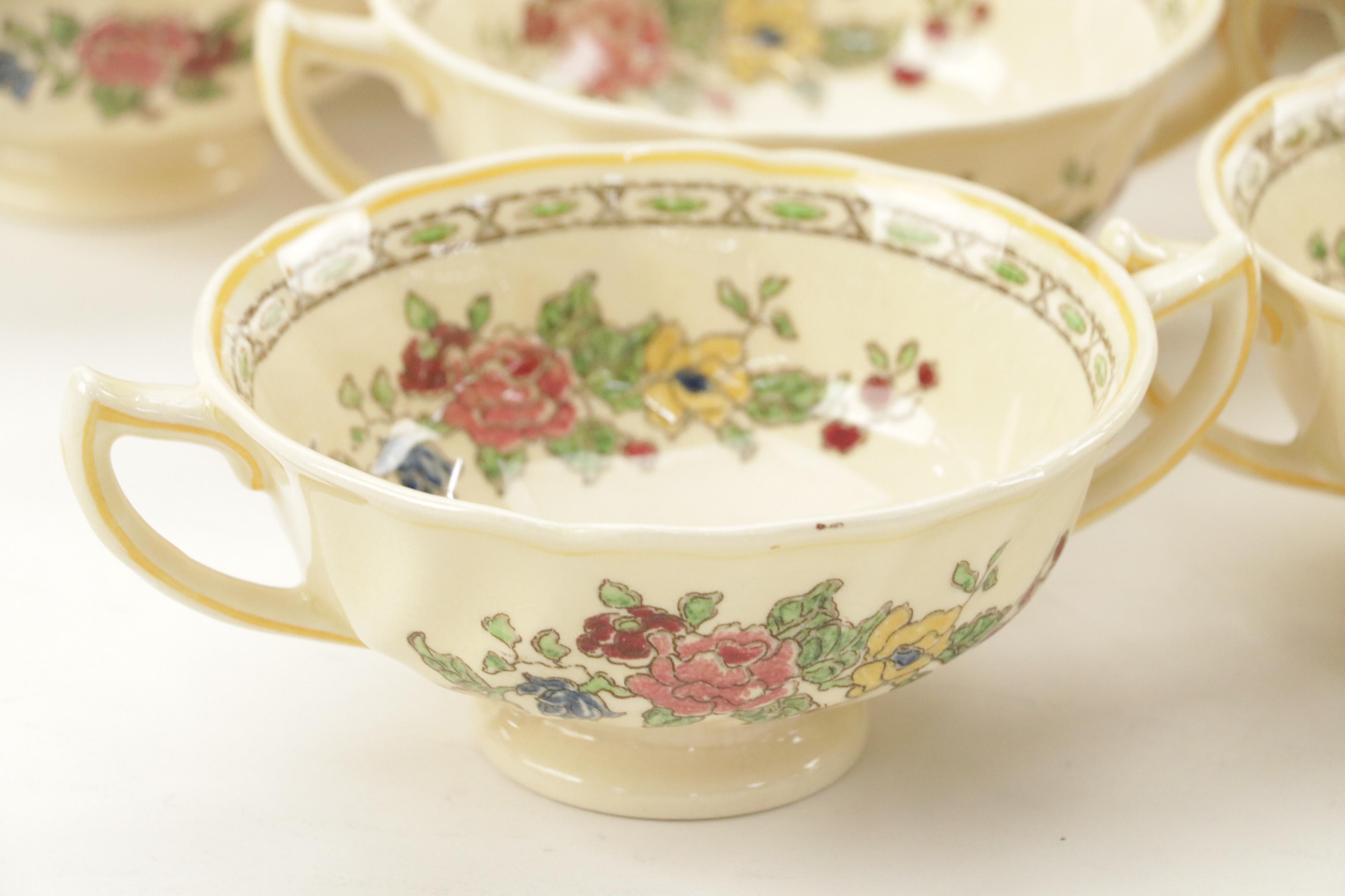 Royal Doulton "The Cavendish" Ceramic Dinnerware and Serving Dishes, 1930-1956