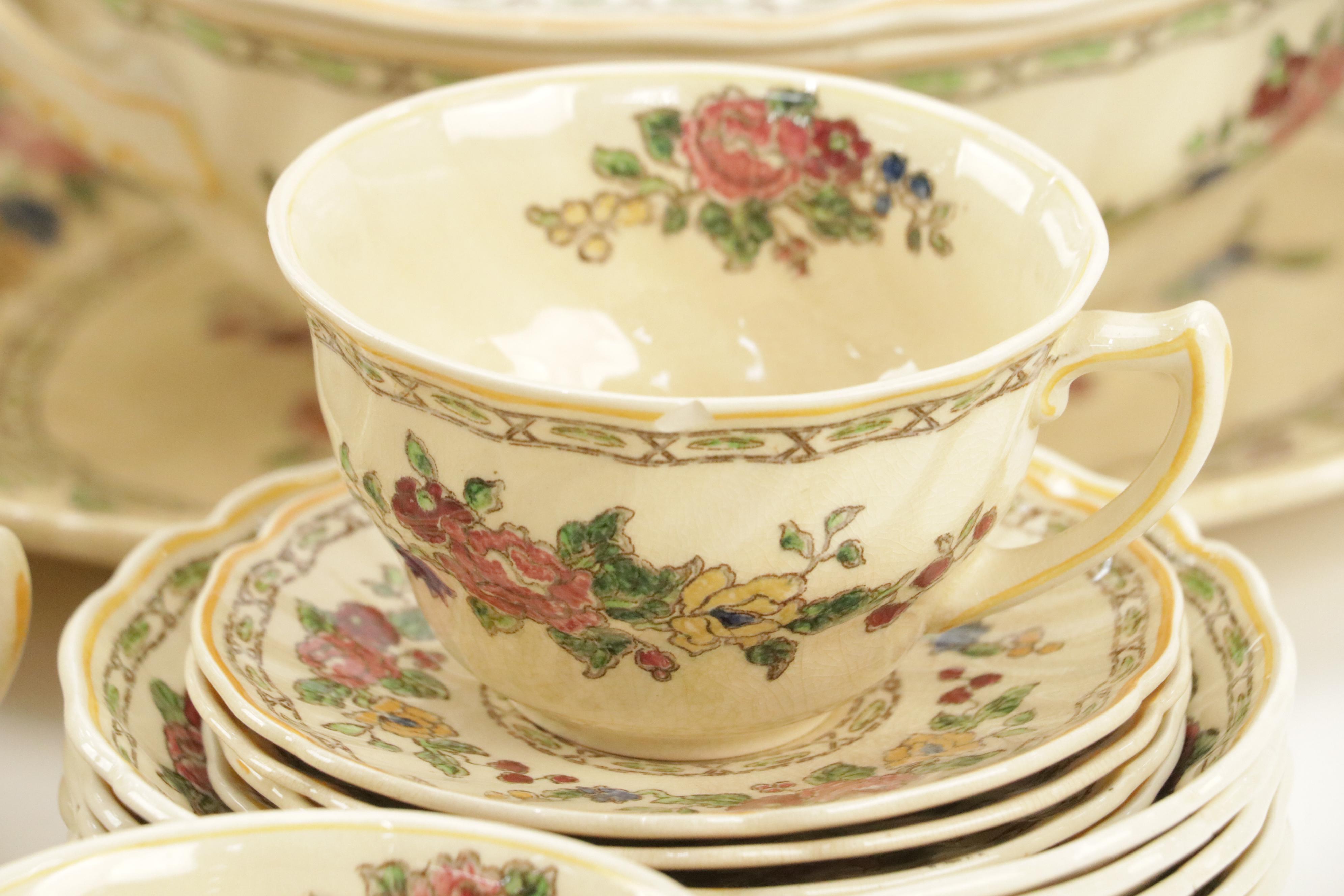 Royal Doulton "The Cavendish" Ceramic Dinnerware and Serving Dishes, 1930-1956