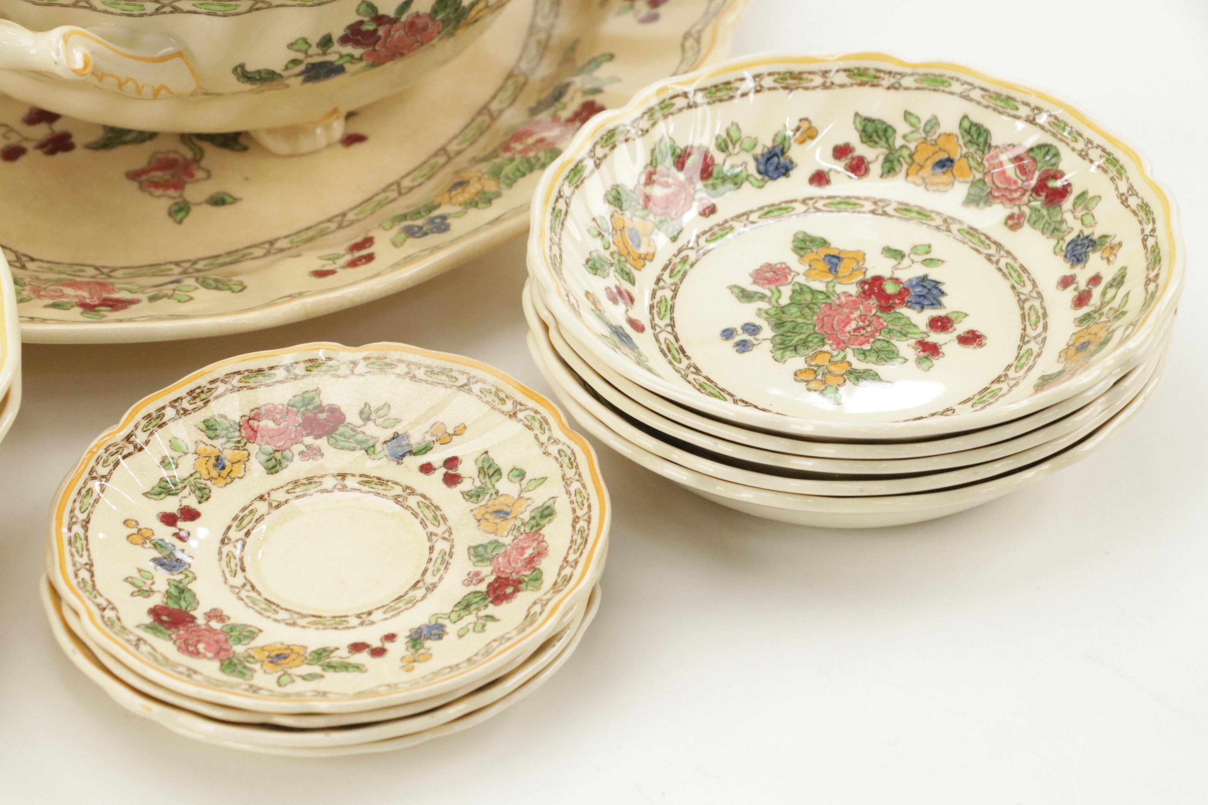 Royal Doulton "The Cavendish" Ceramic Dinnerware and Serving Dishes, 1930-1956