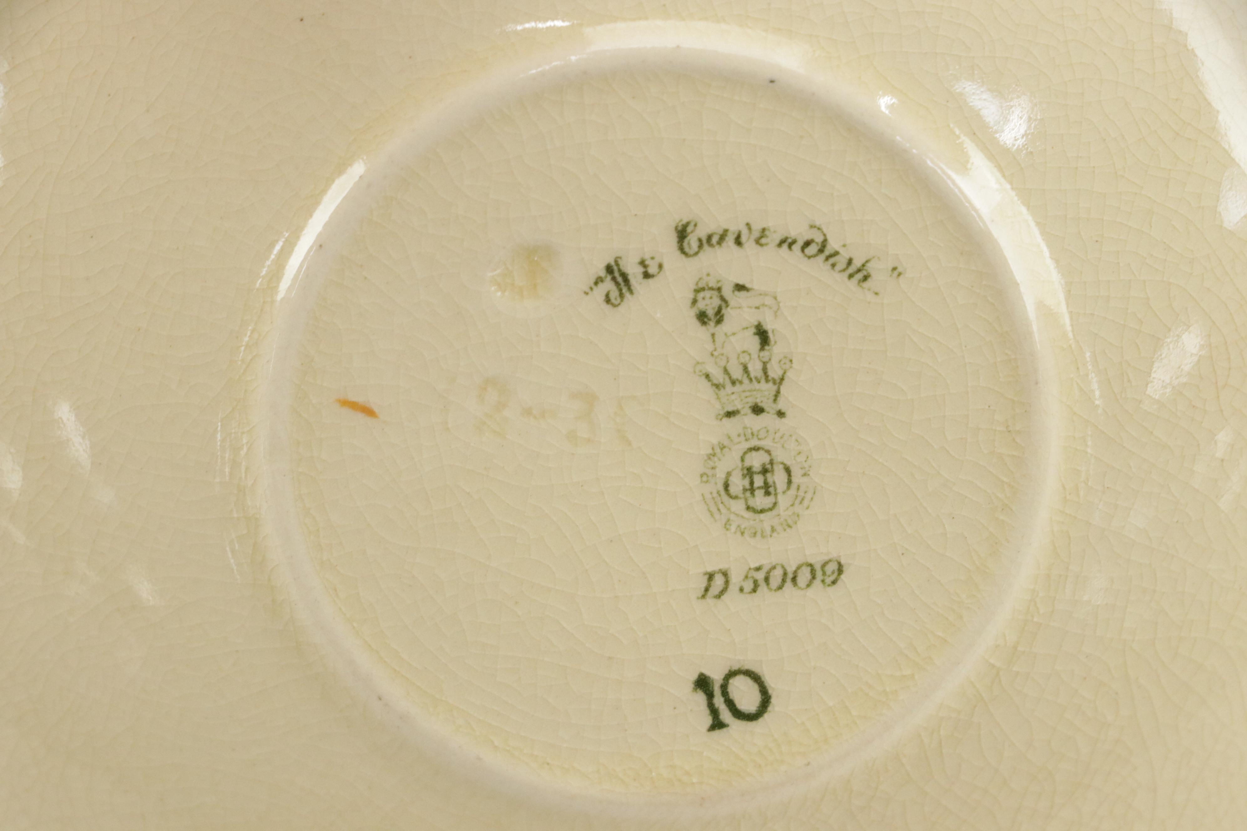 Royal Doulton "The Cavendish" Ceramic Dinnerware and Serving Dishes, 1930-1956