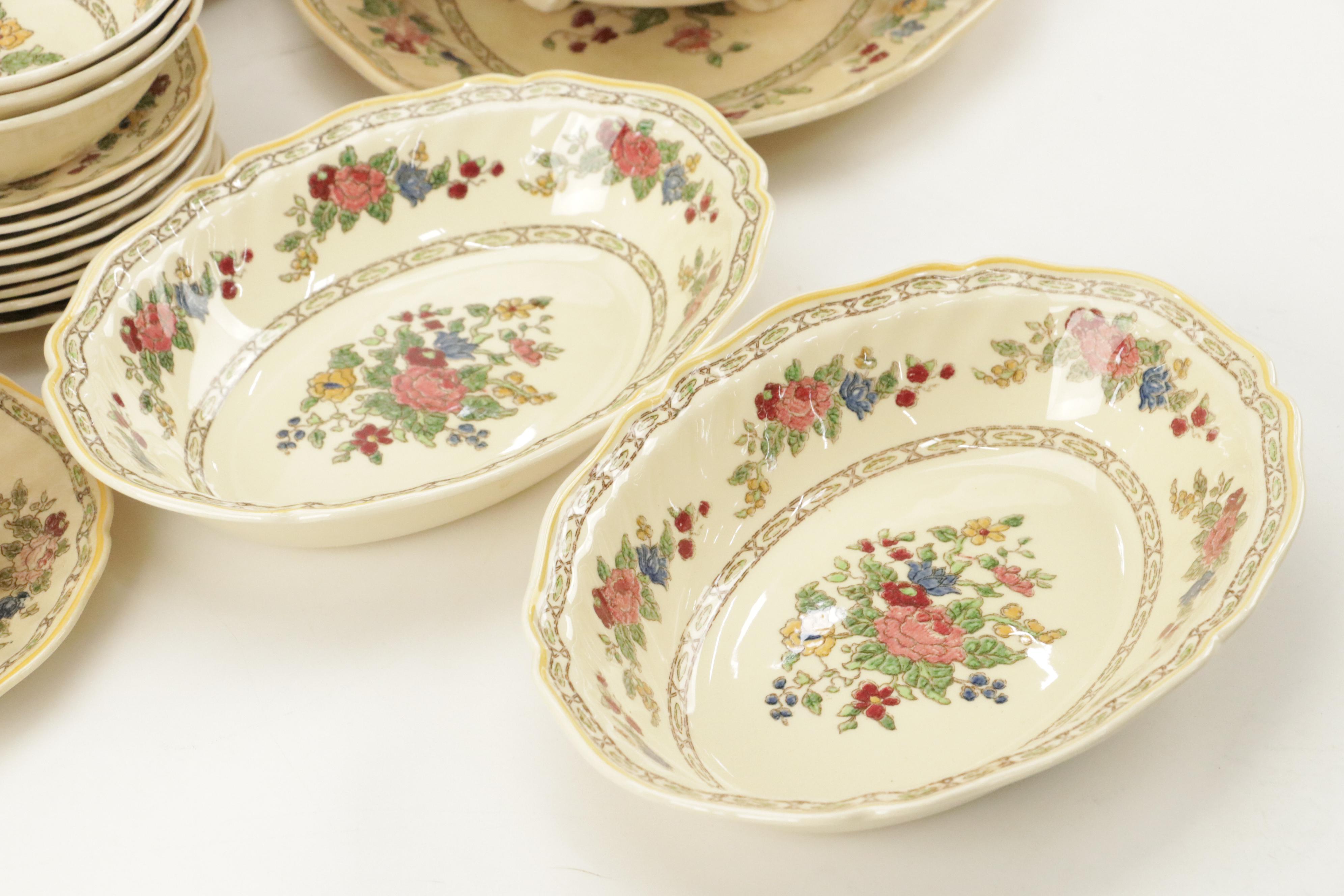 Royal Doulton "The Cavendish" Ceramic Dinnerware and Serving Dishes, 1930-1956