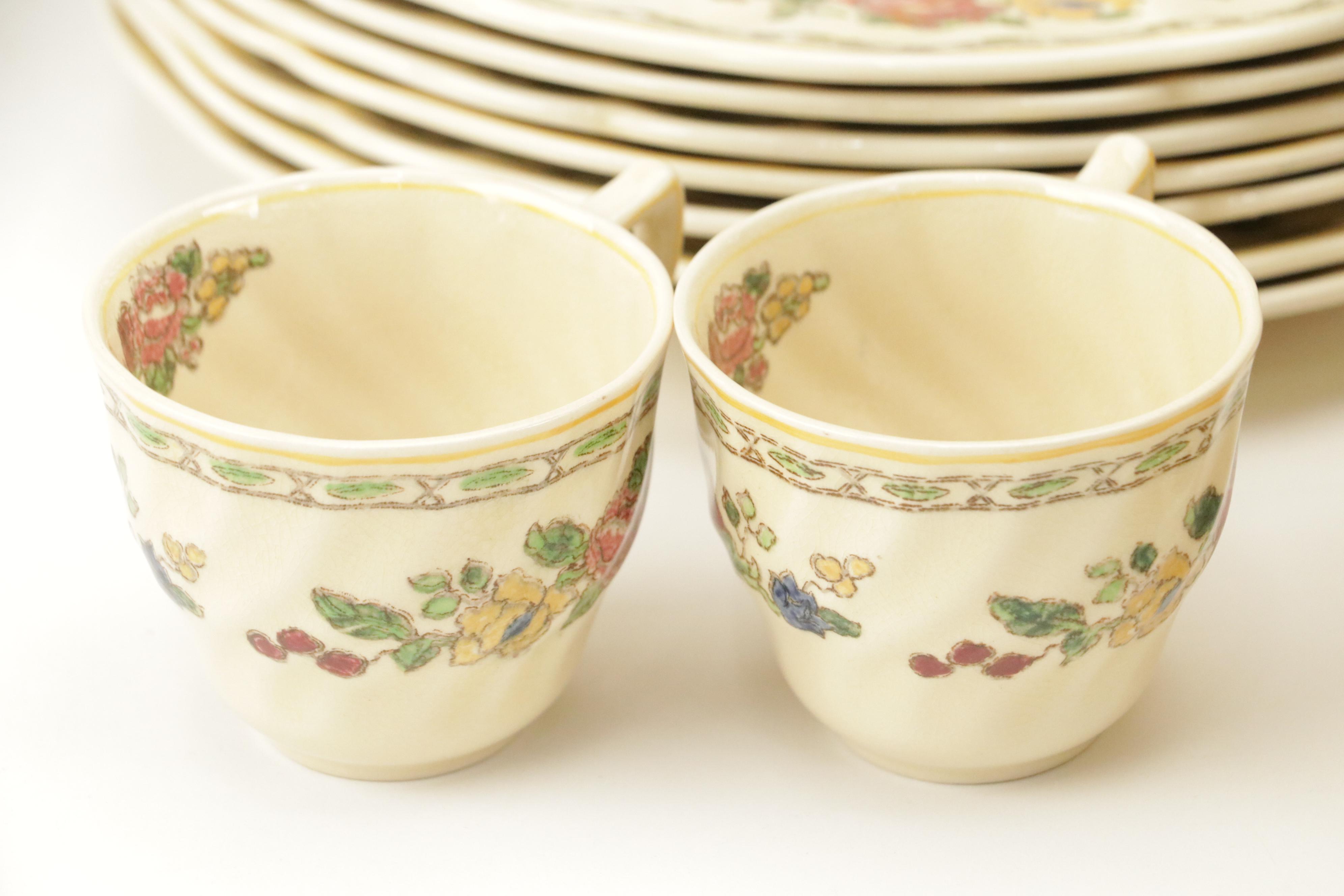 Royal Doulton "The Cavendish" Ceramic Dinnerware and Serving Dishes, 1930-1956