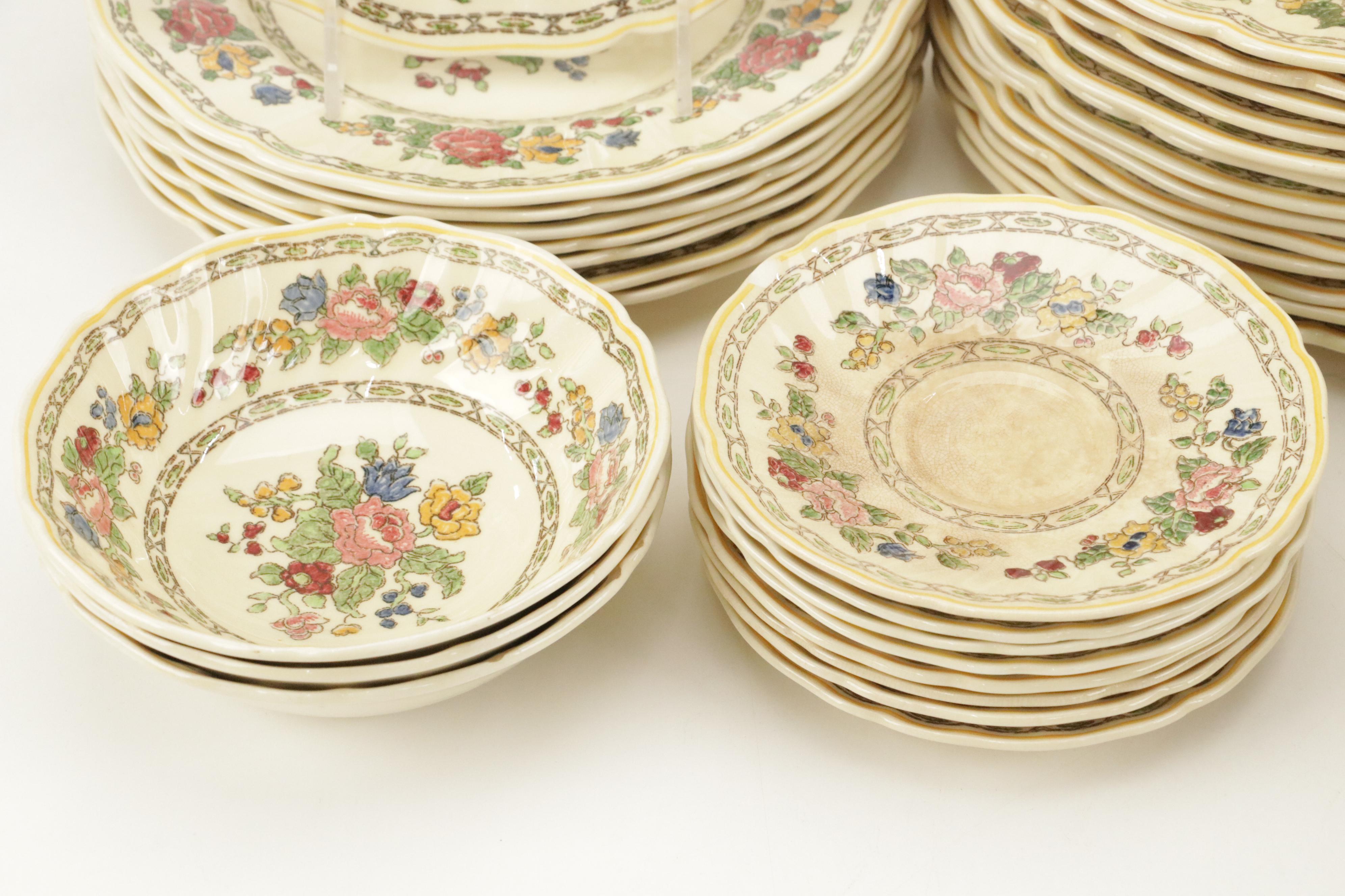 Royal Doulton "The Cavendish" Ceramic Dinnerware and Serving Dishes, 1930-1956