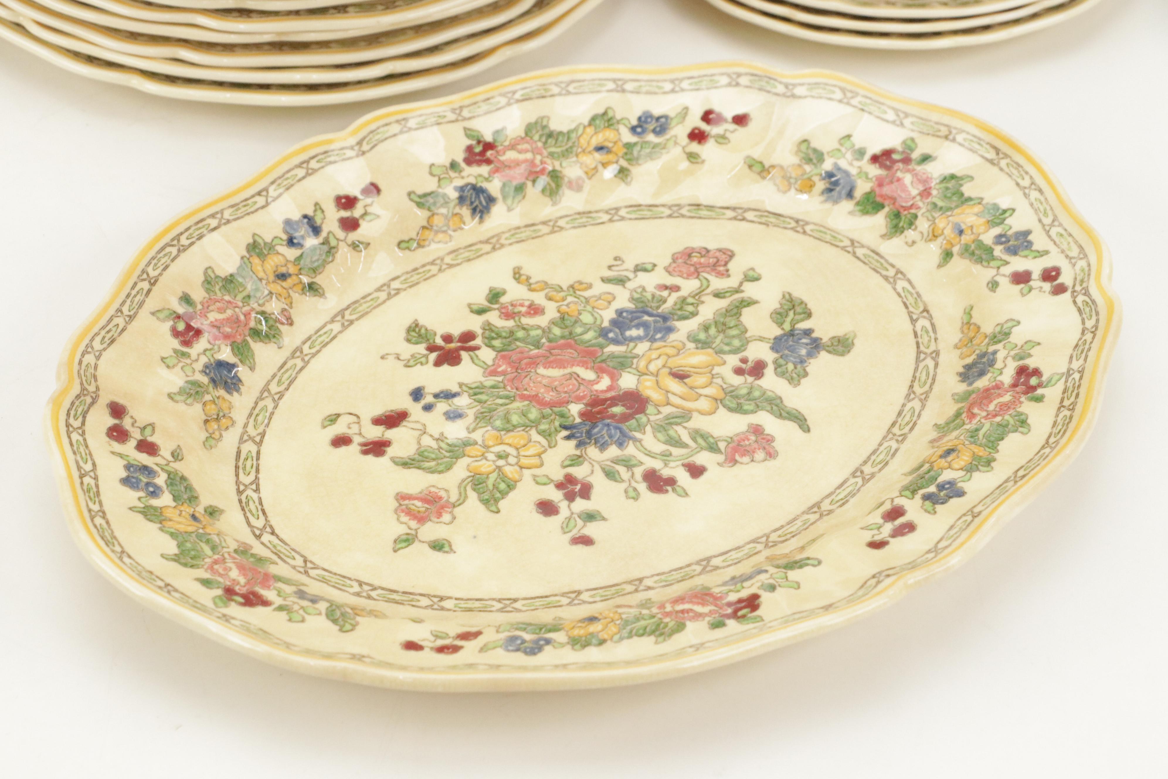 Royal Doulton "The Cavendish" Ceramic Dinnerware and Serving Dishes, 1930-1956