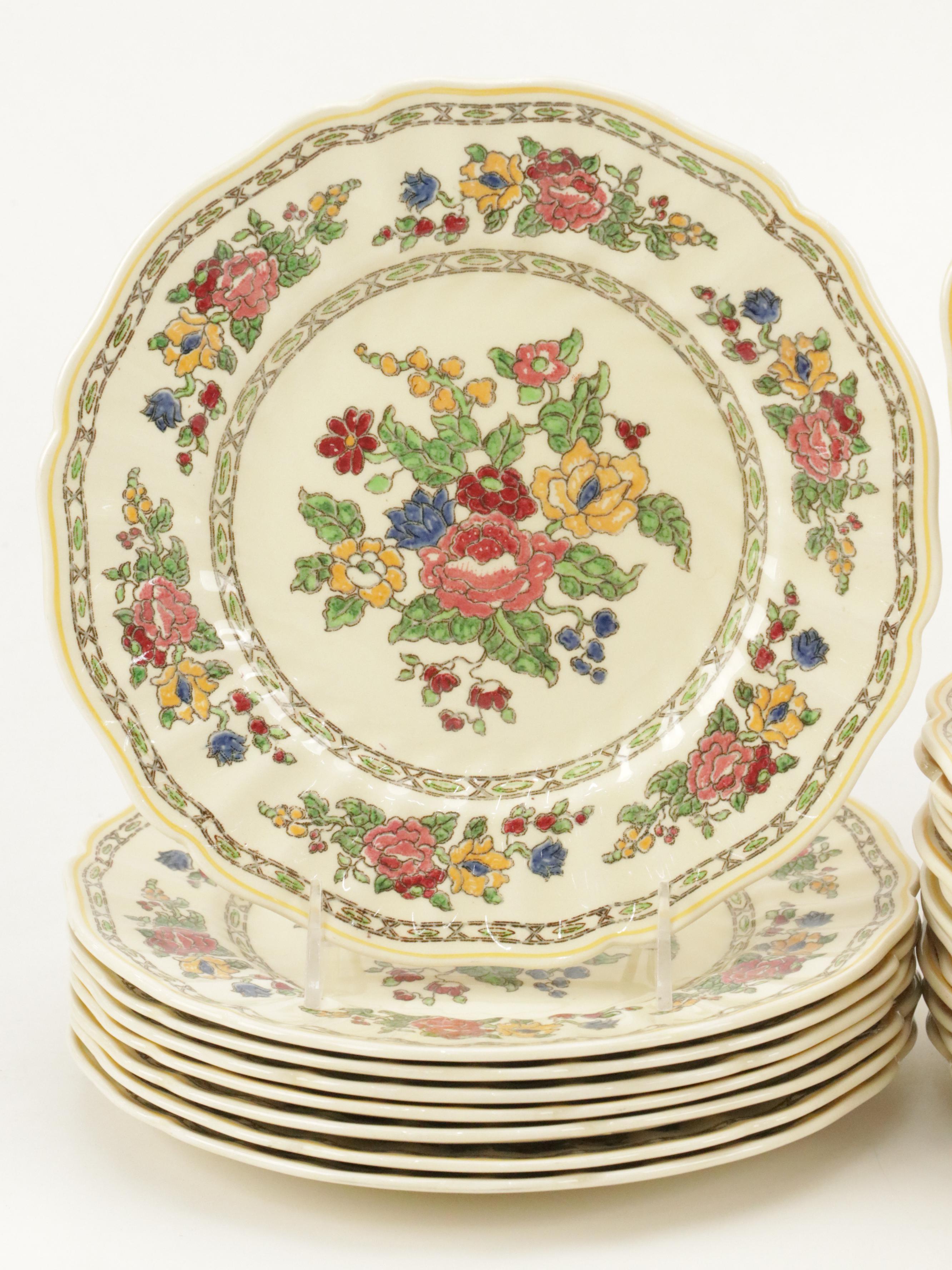 Royal Doulton "The Cavendish" Ceramic Dinnerware and Serving Dishes, 1930-1956
