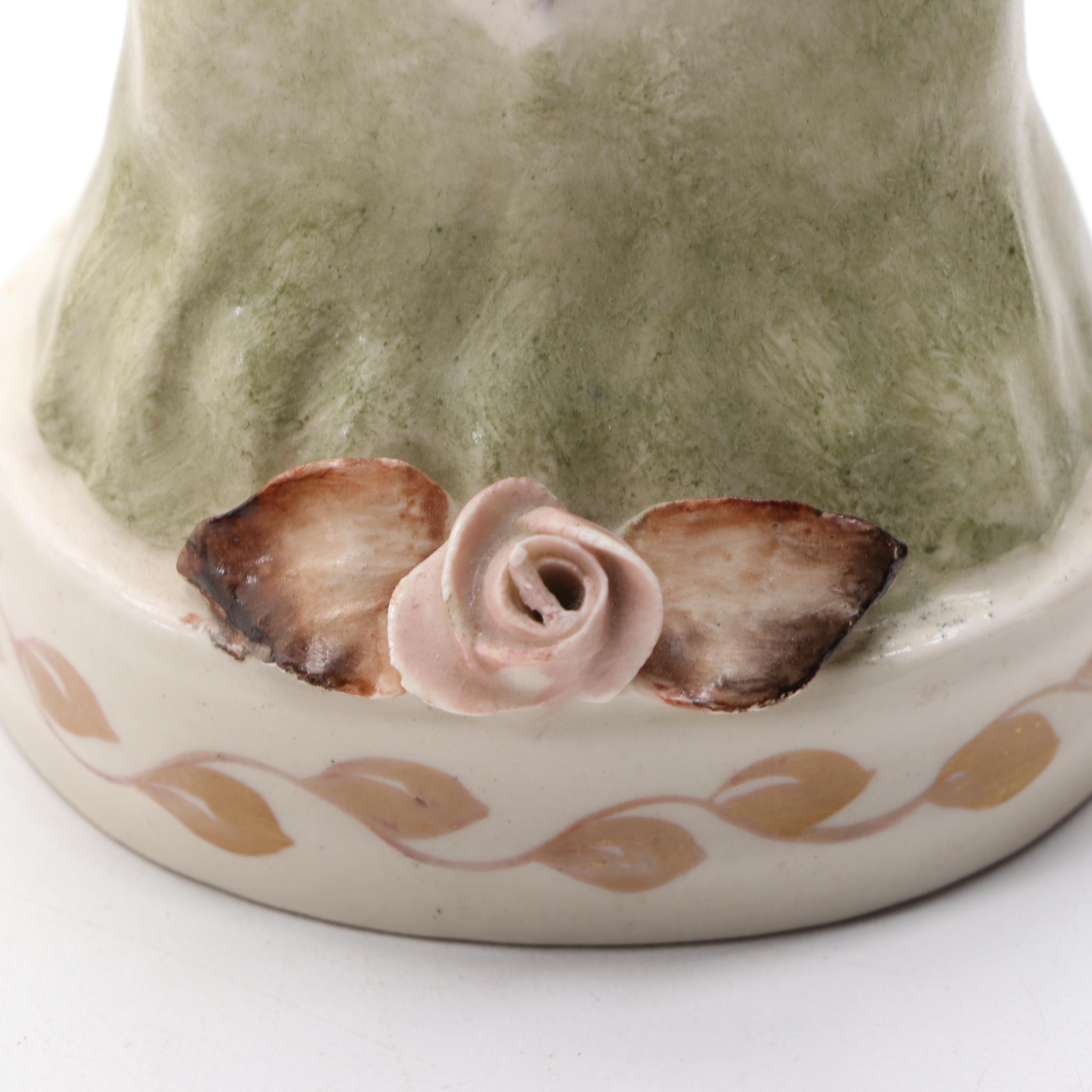 Cordey Porcelain Bust with Unicorn Figurines and Musical Figurines