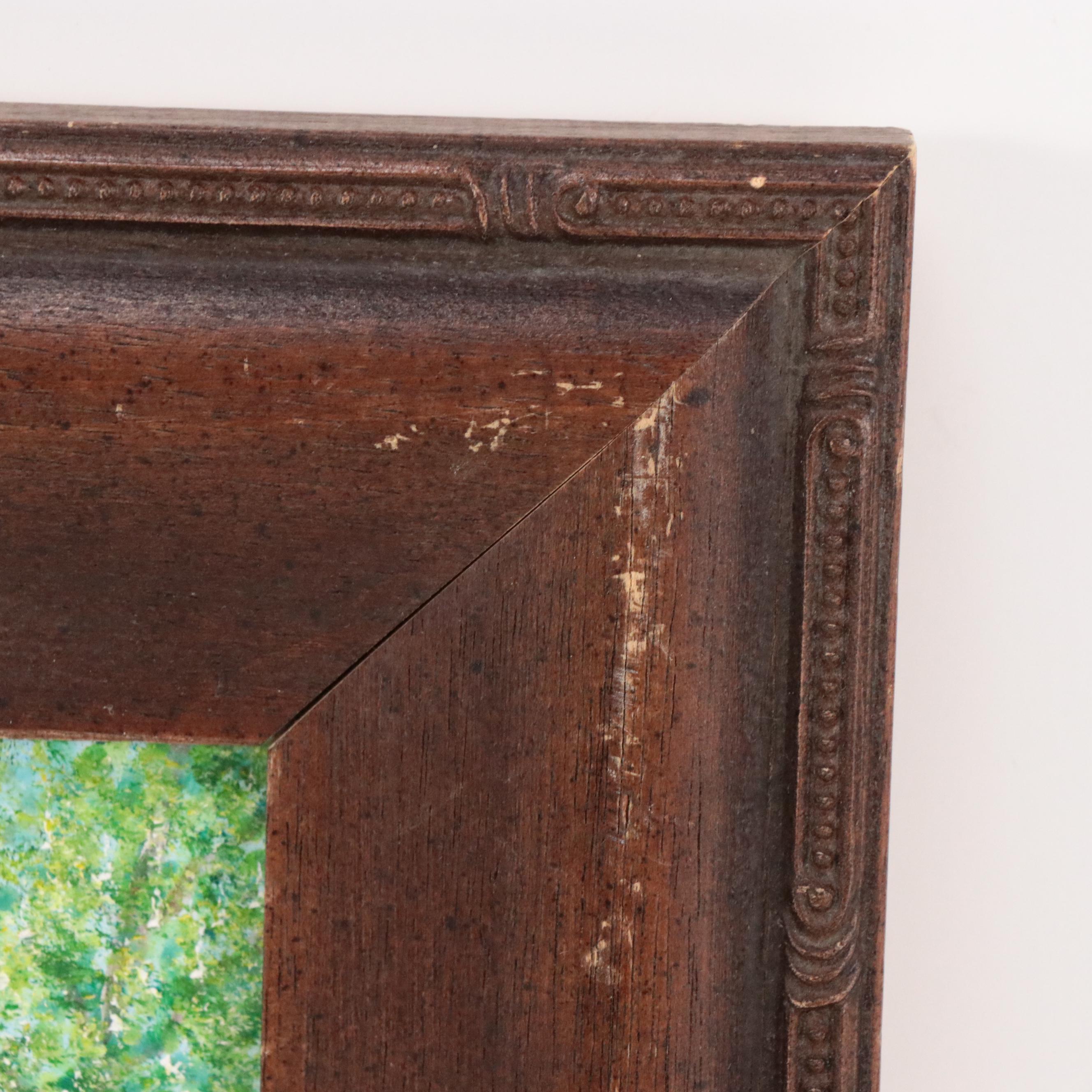 Booth Landscape Acrylic Painting "Lydney Park," Late 20th Century