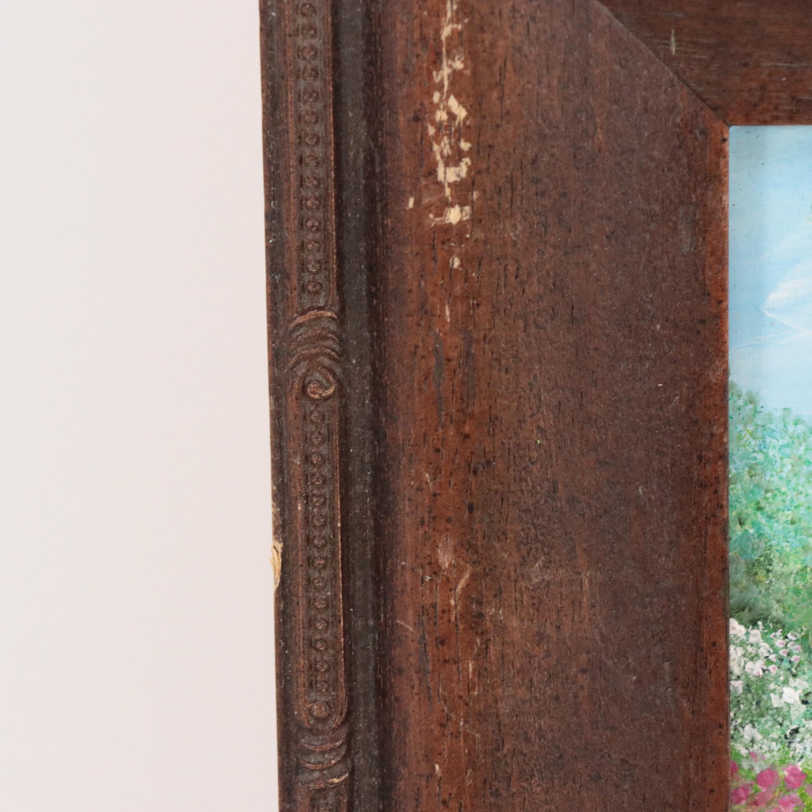 Booth Landscape Acrylic Painting "Lydney Park," Late 20th Century