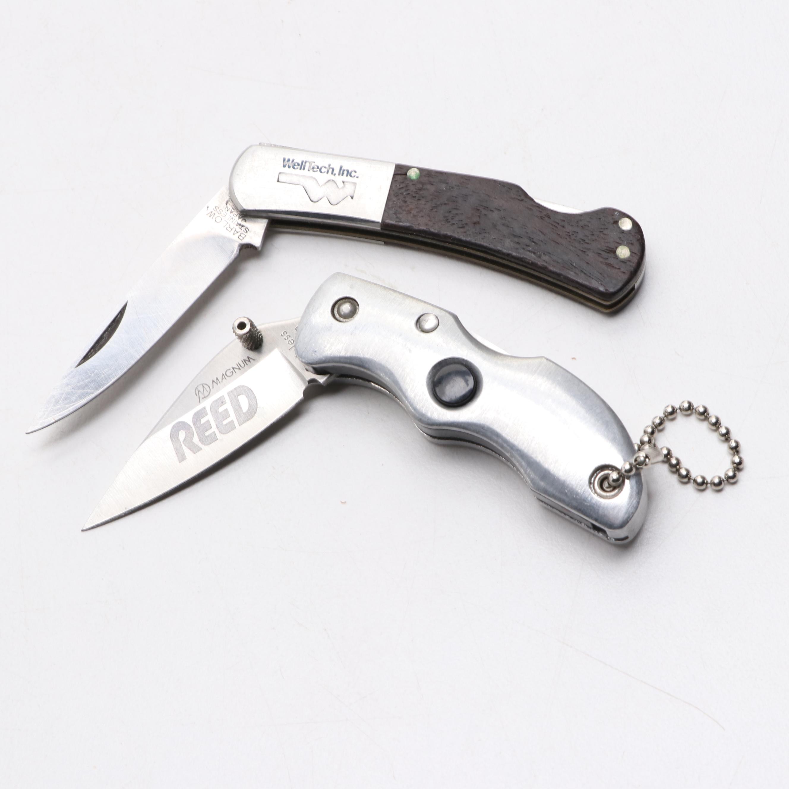 Zippo, Gerber, Barlow, and Other Stainless SteelBladed Folding Knives