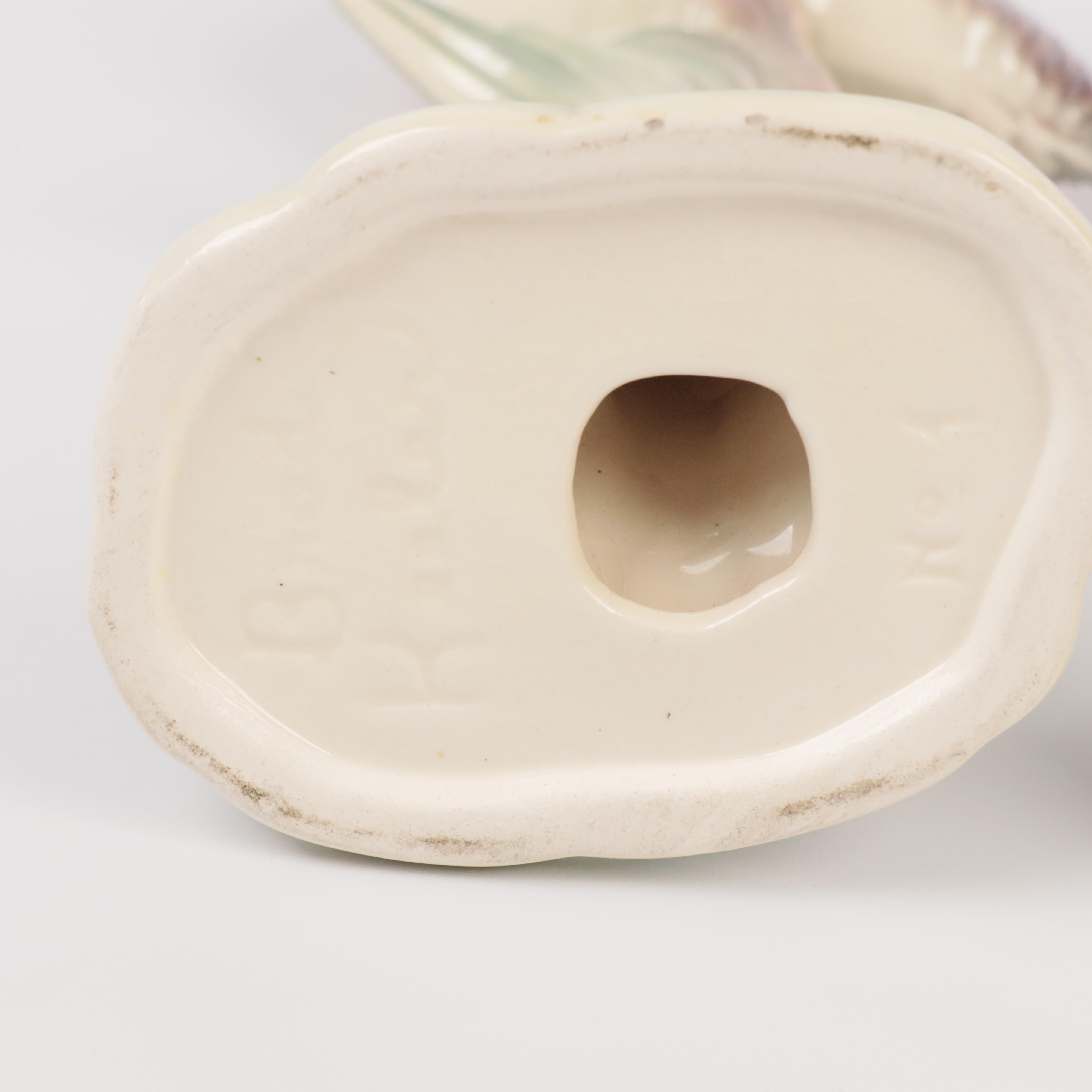 Three Brad Keeler Ceramic Flamingos, 1940s