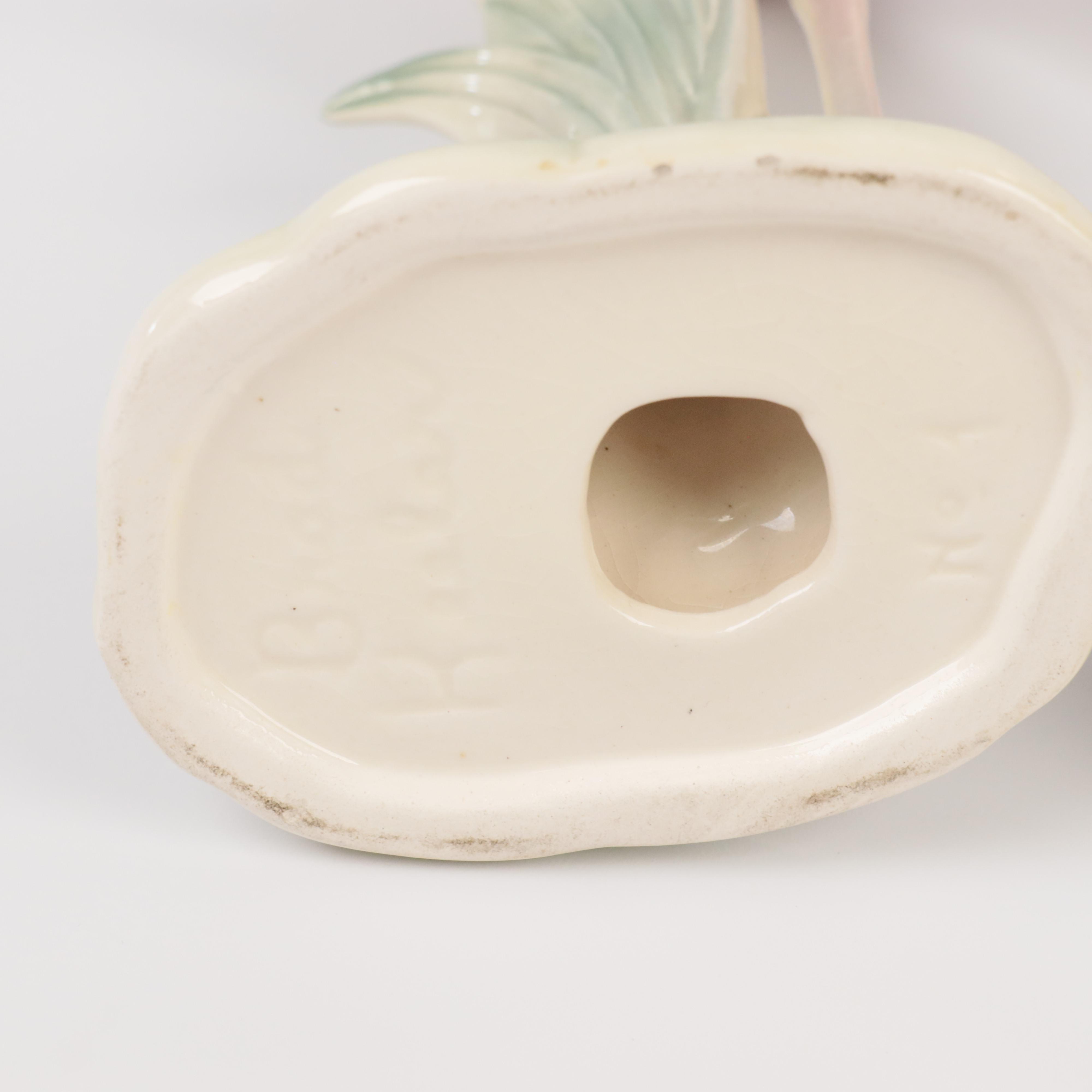 Three Brad Keeler Ceramic Flamingos, 1940s