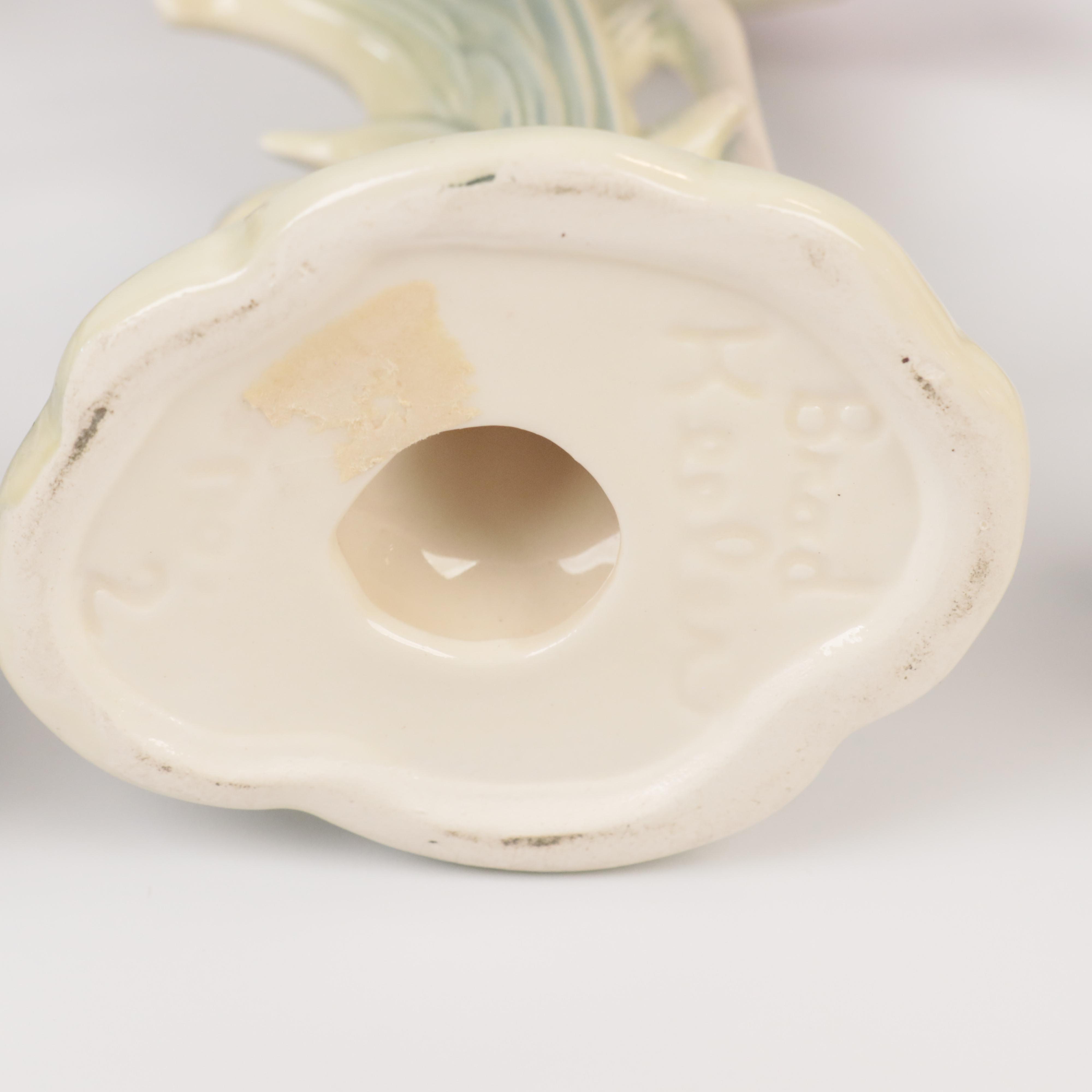 Three Brad Keeler Ceramic Flamingos, 1940s