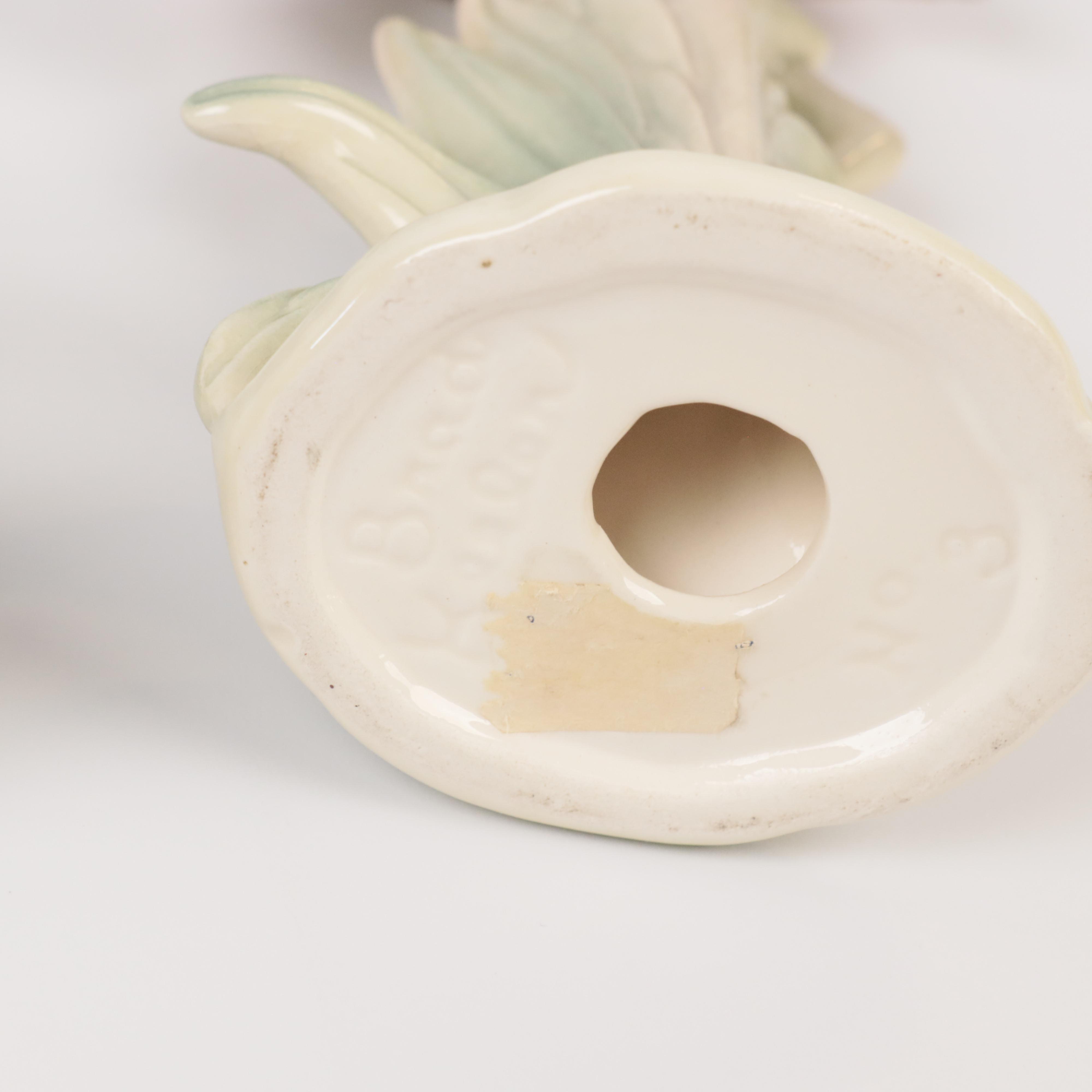 Three Brad Keeler Ceramic Flamingos, 1940s