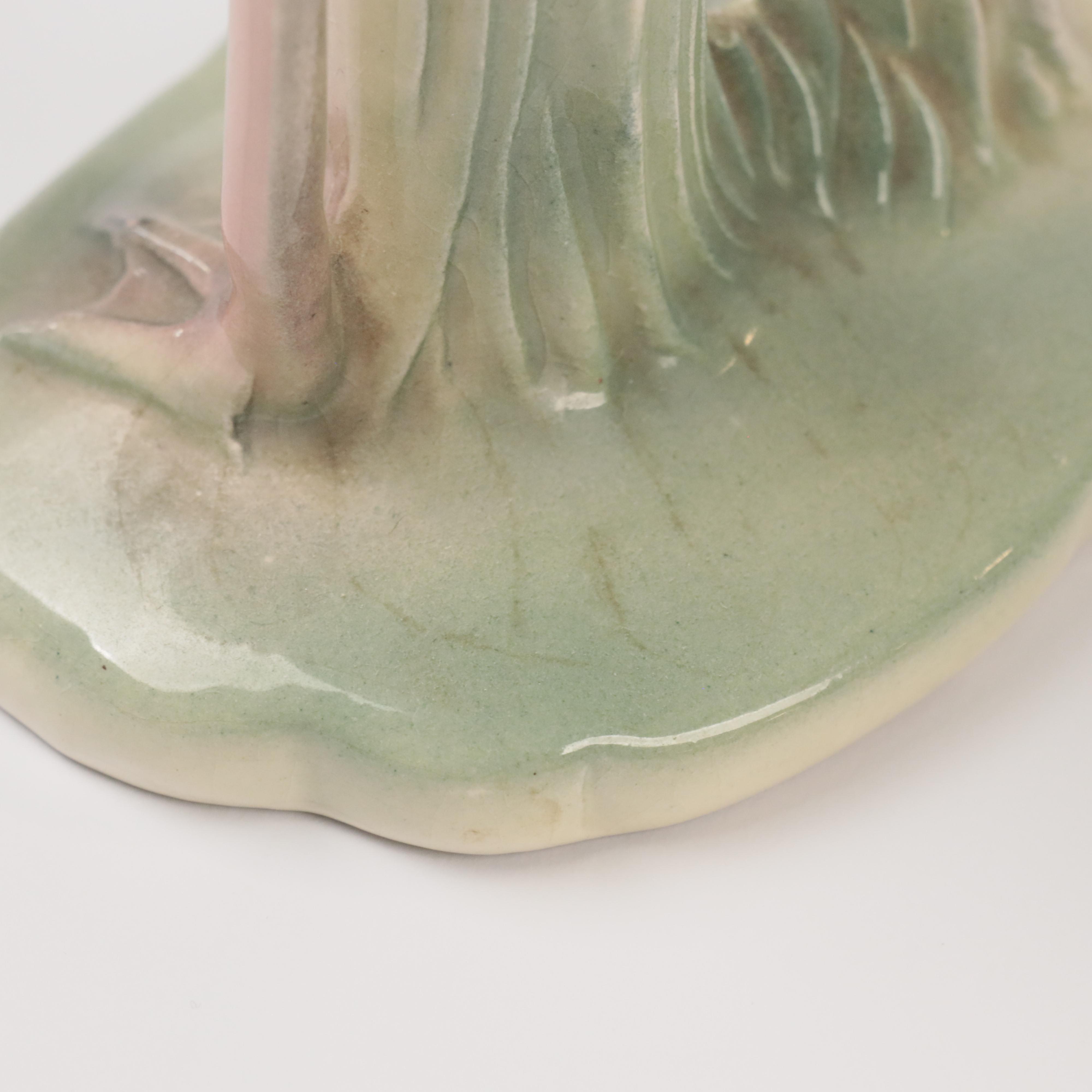 Three Brad Keeler Ceramic Flamingos, 1940s