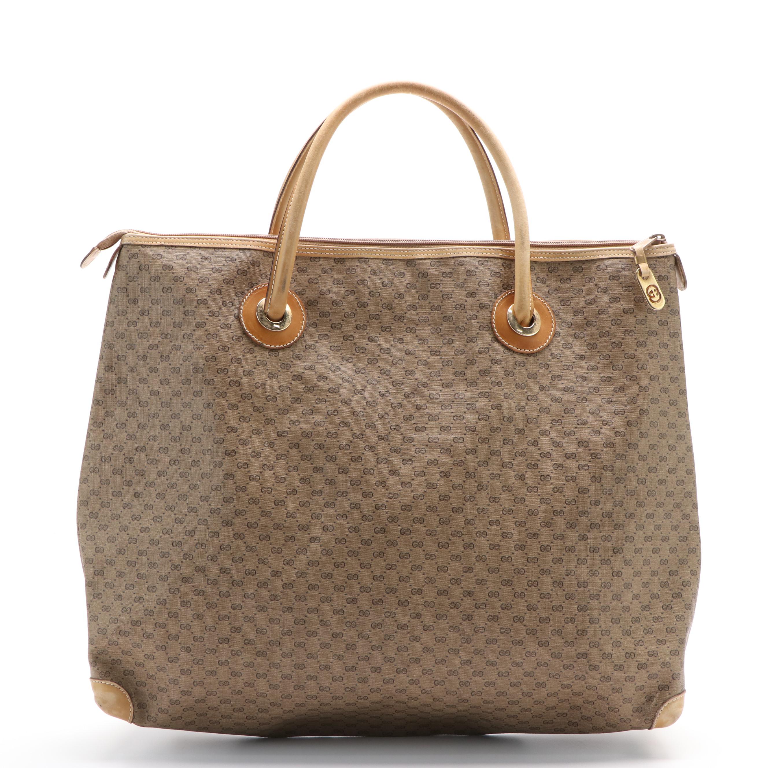 Gucci Tote in Beige GG Monogram Canvas