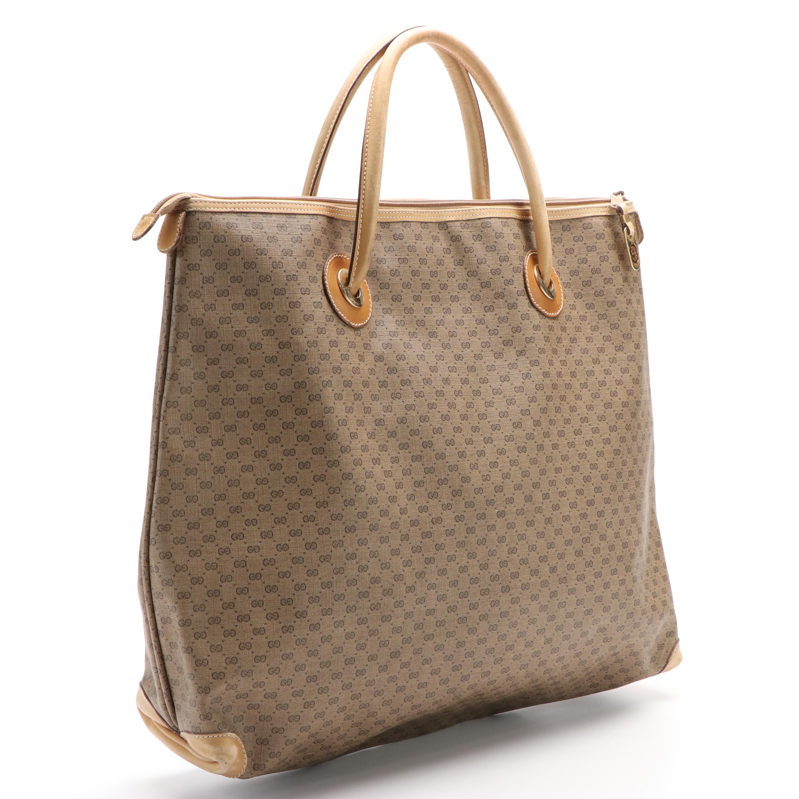 Gucci Tote in Beige GG Monogram Canvas
