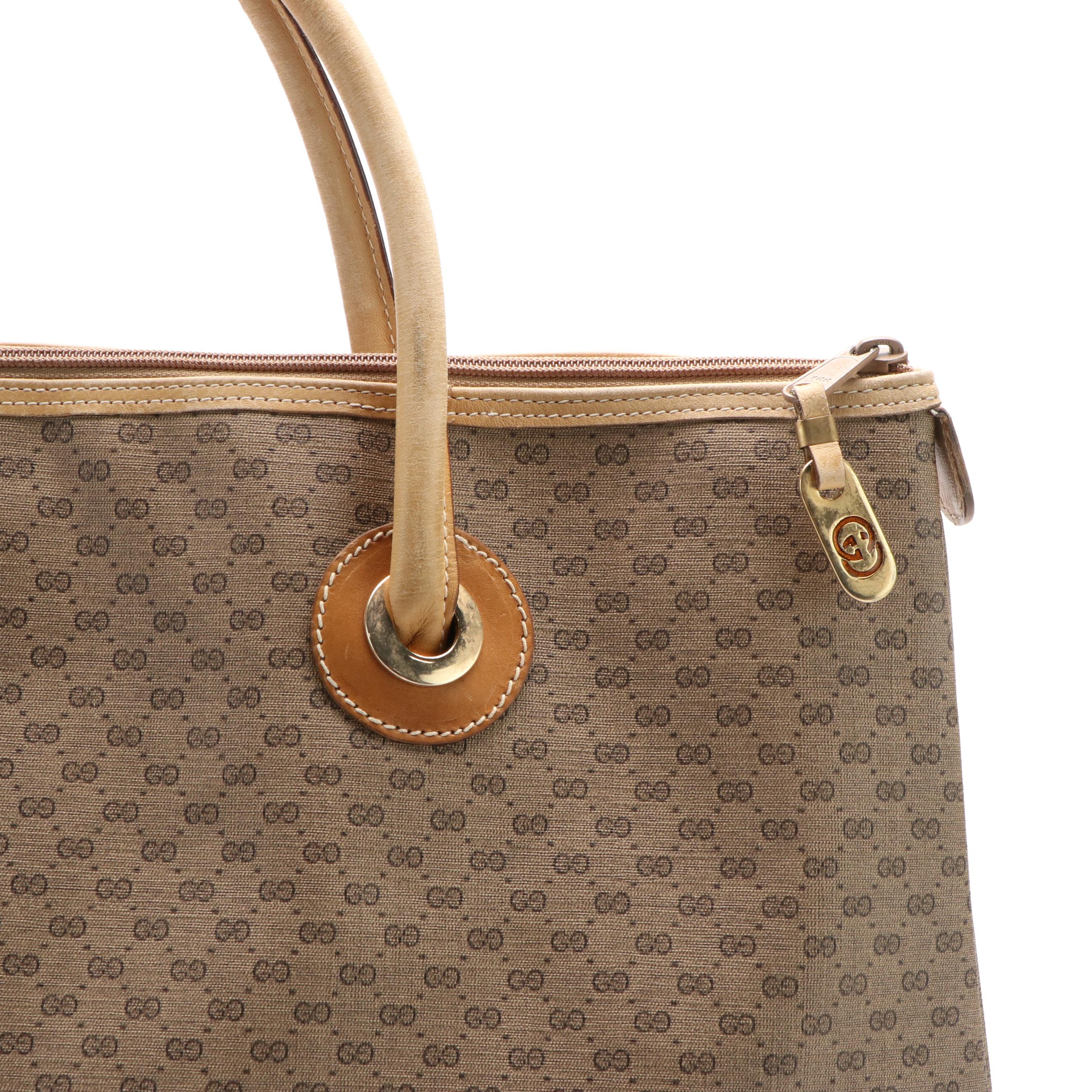 Gucci Tote in Beige GG Monogram Canvas